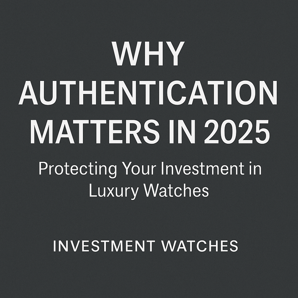 Why Authentication Matters in 2025: Protecting Your Investment in Luxury Watches