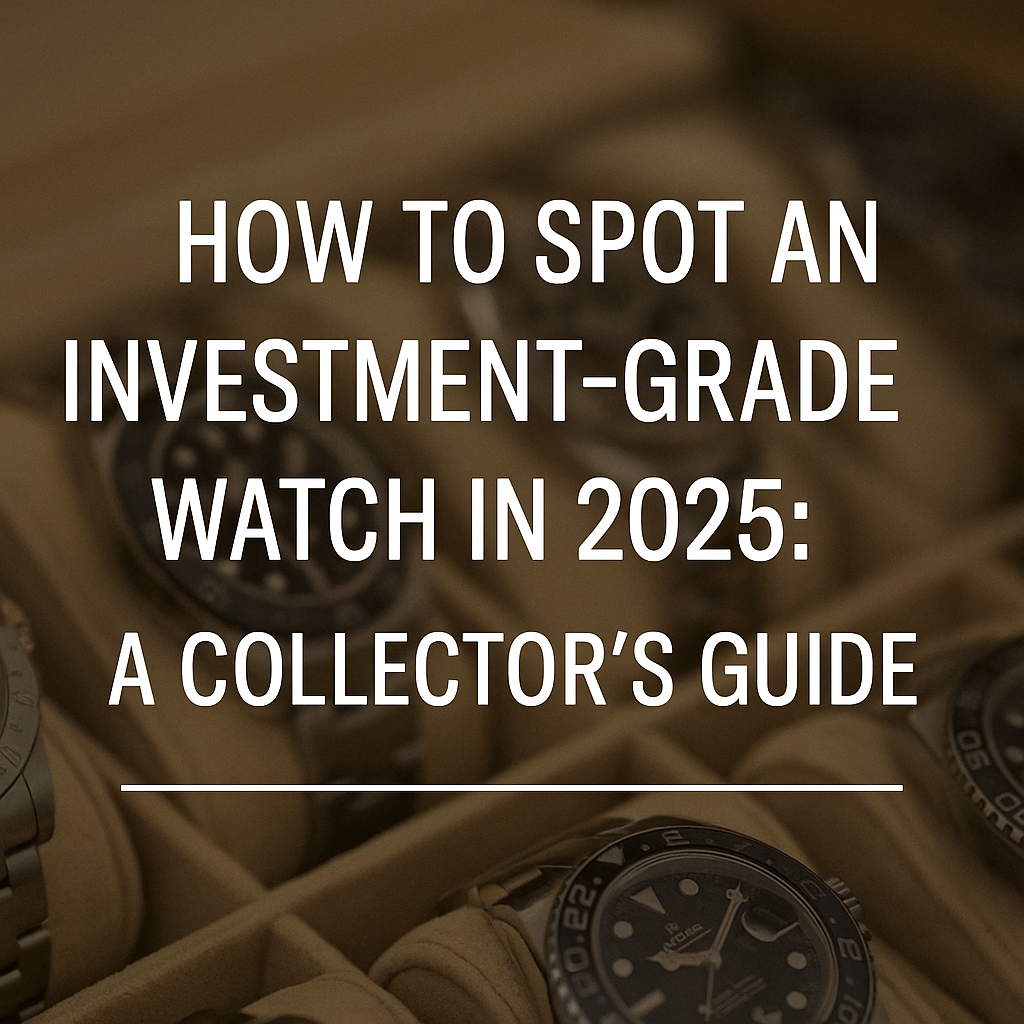 How to Spot an Investment-Grade Watch in 2025: A Collector’s Guide