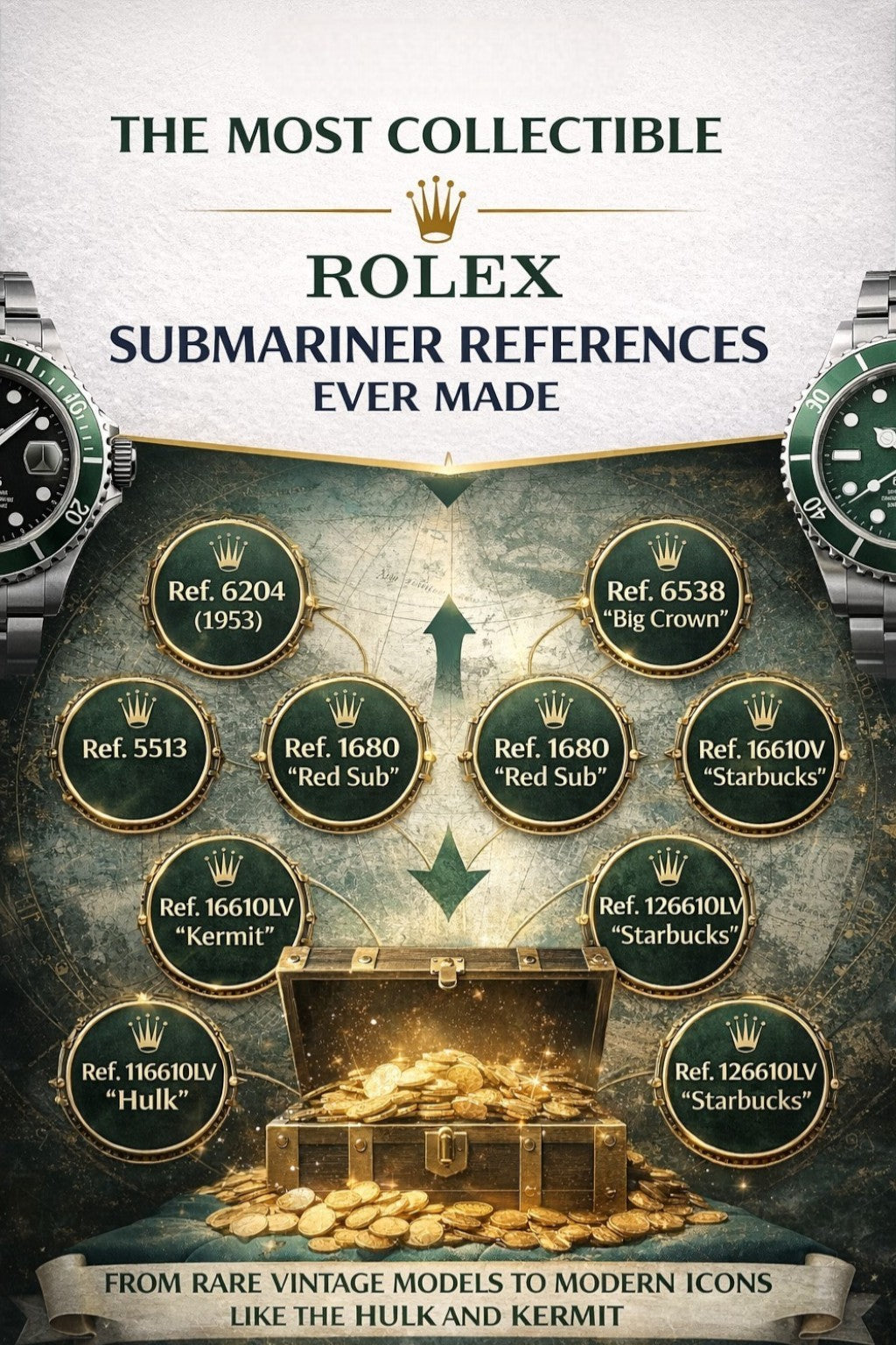 The Most Collectible Rolex Submariner References Ever Made