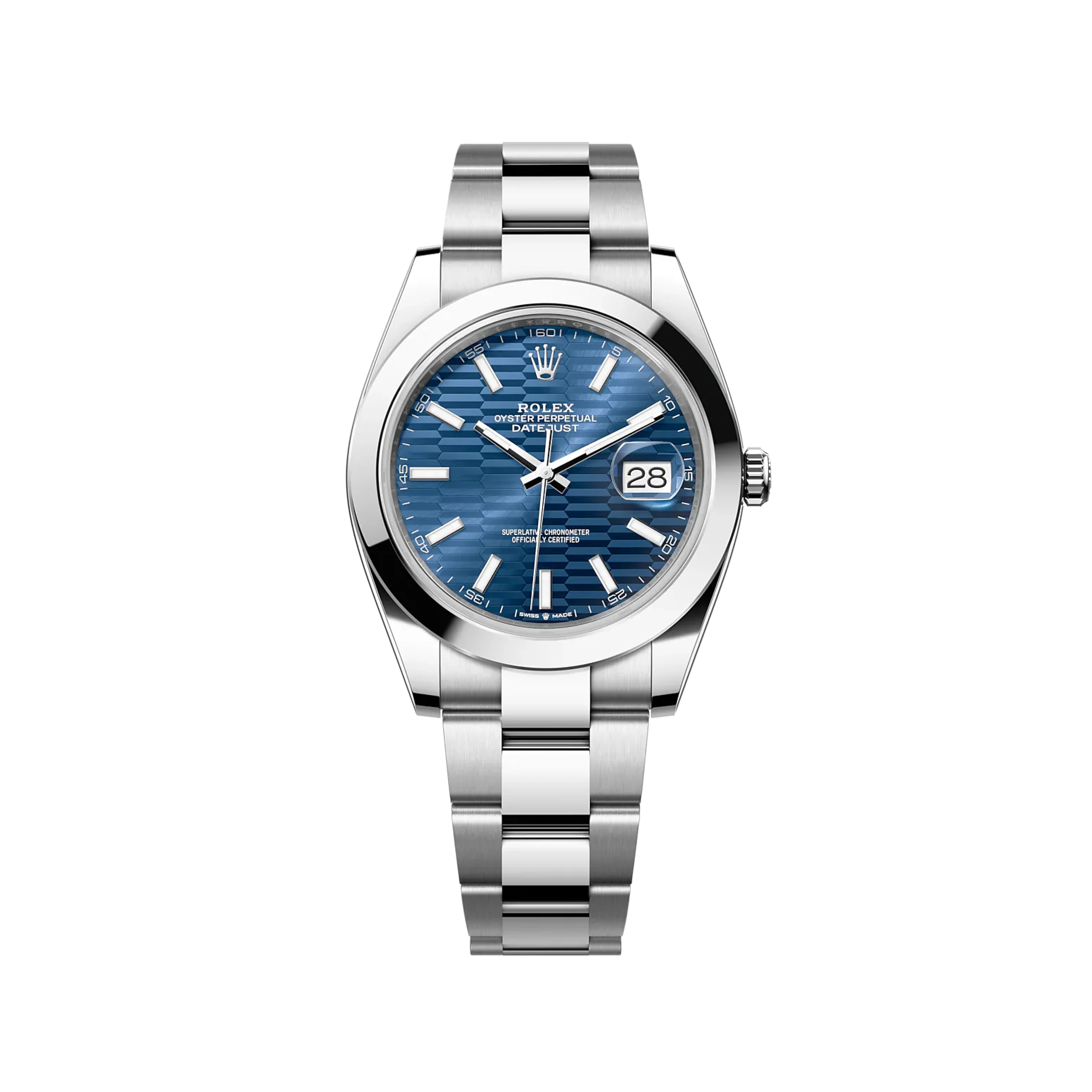 Rolex Datejust 126300 Blue Motif Oyster