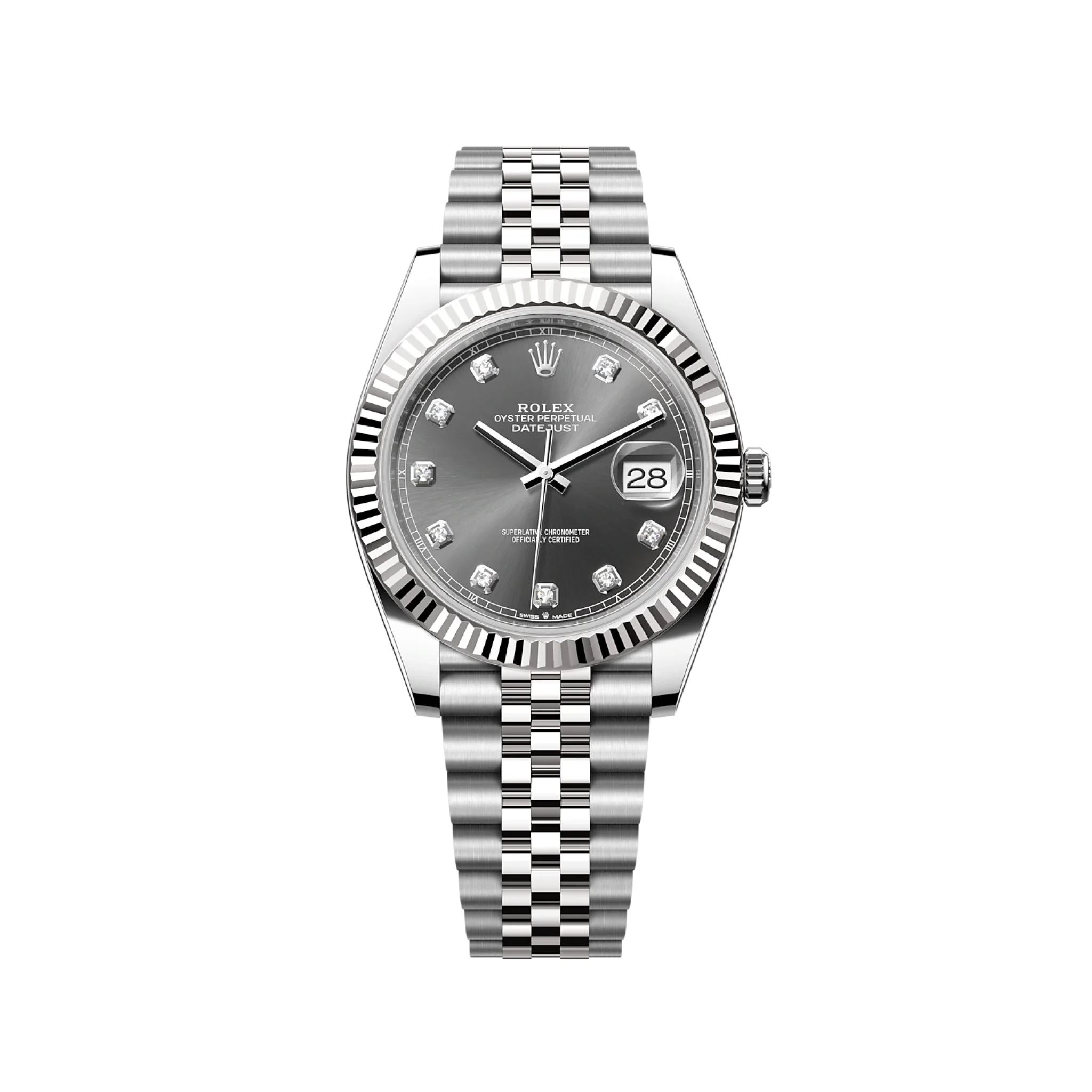 Rolex Datejust 126334 Rhodium Diamond Jubilee