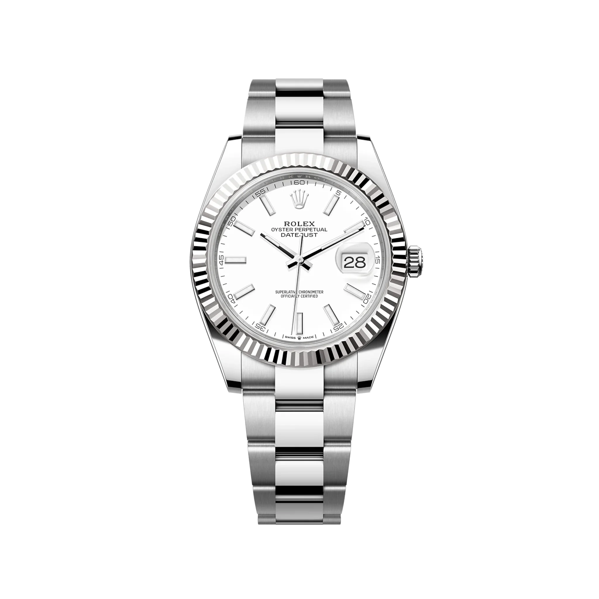 Rolex Datejust 126334 White Stick Oyster