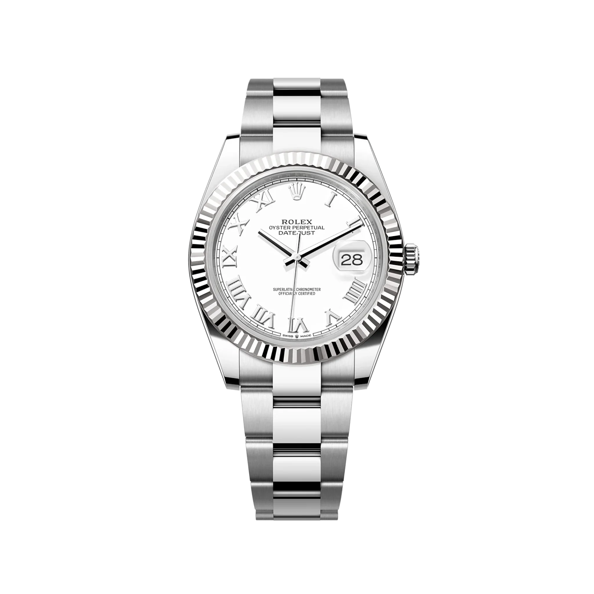 Rolex Datejust 126334 White Roman Oyster
