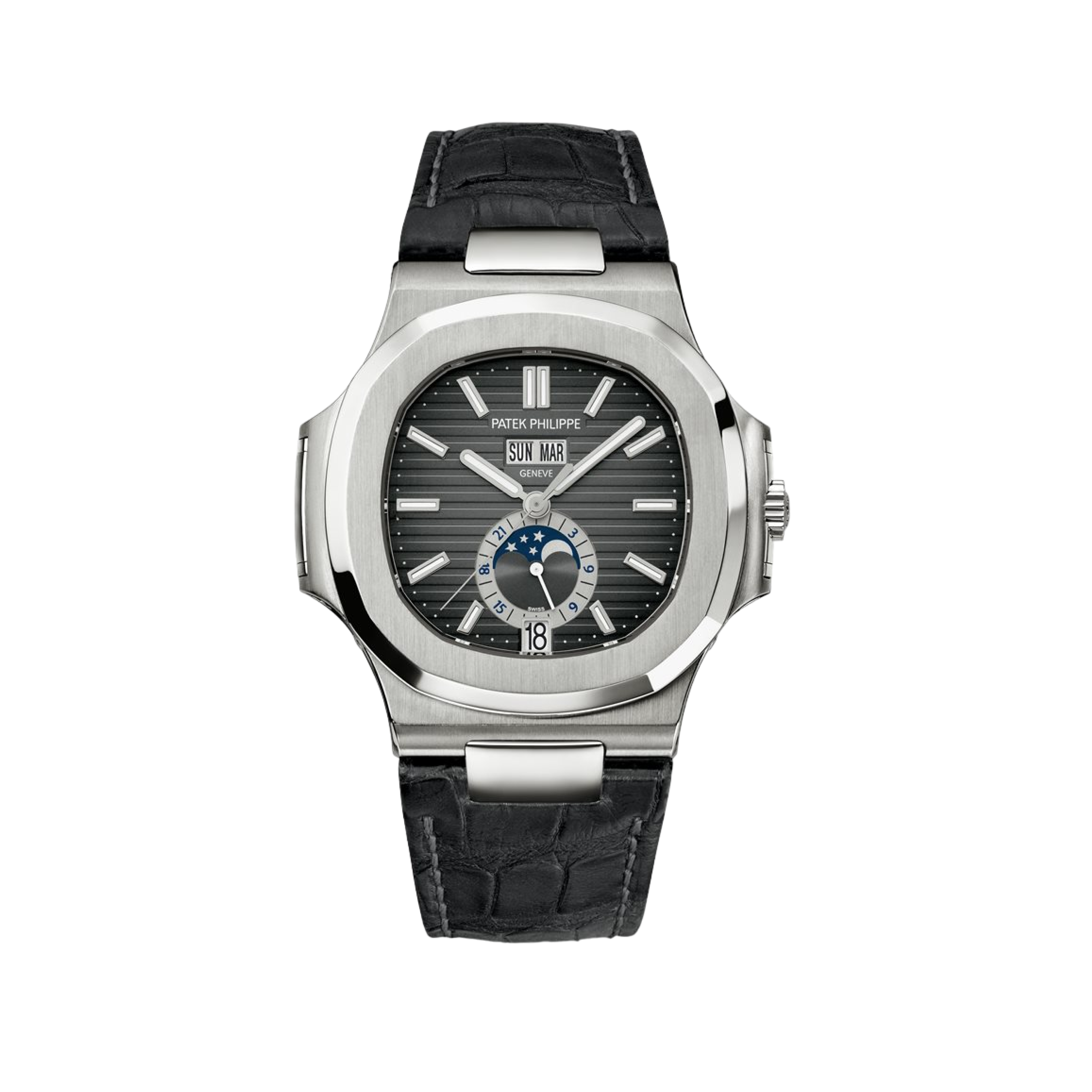 Patek Philippe Nautilus Annual Calendar Moon Phases 5726A-001