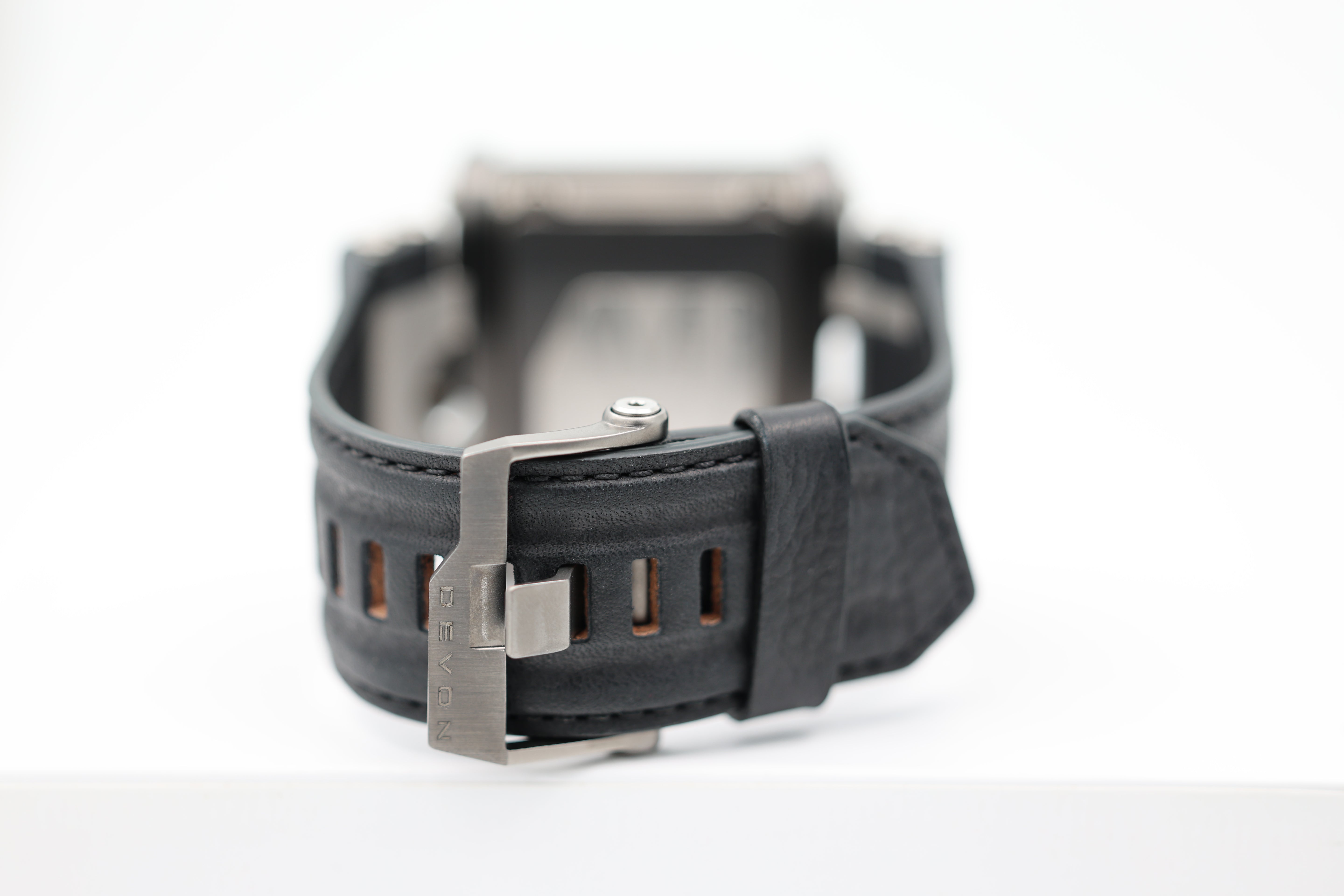 Devon - Tread 1 - Black Skeleton Dial - Tread 1A