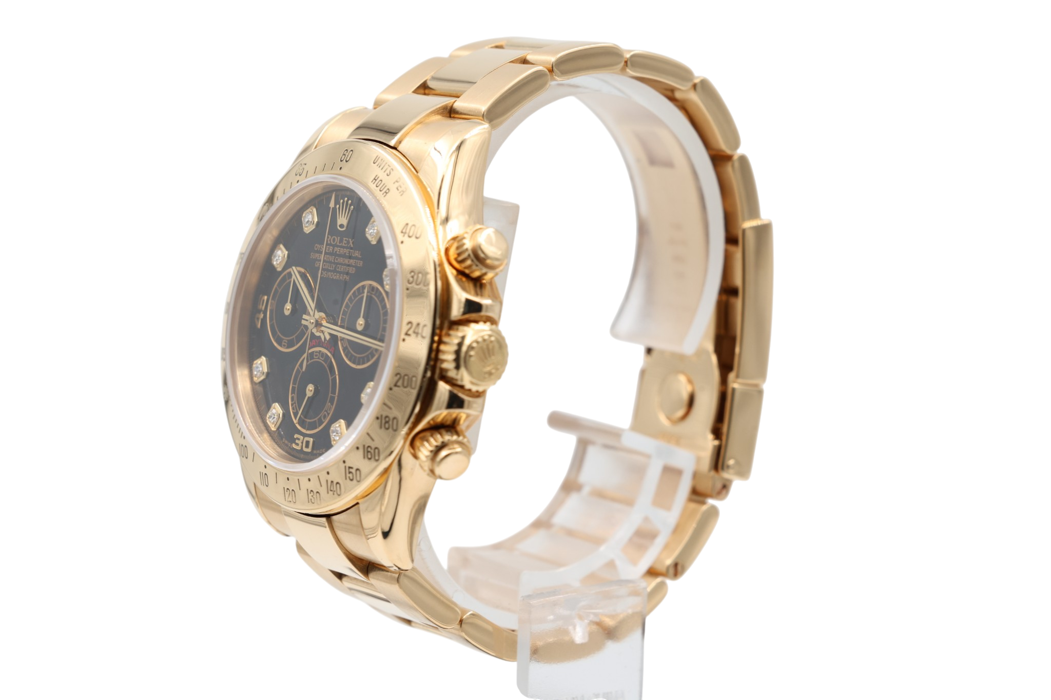 Rolex - Daytona – Black Diamond Dial – 116528 – 2000