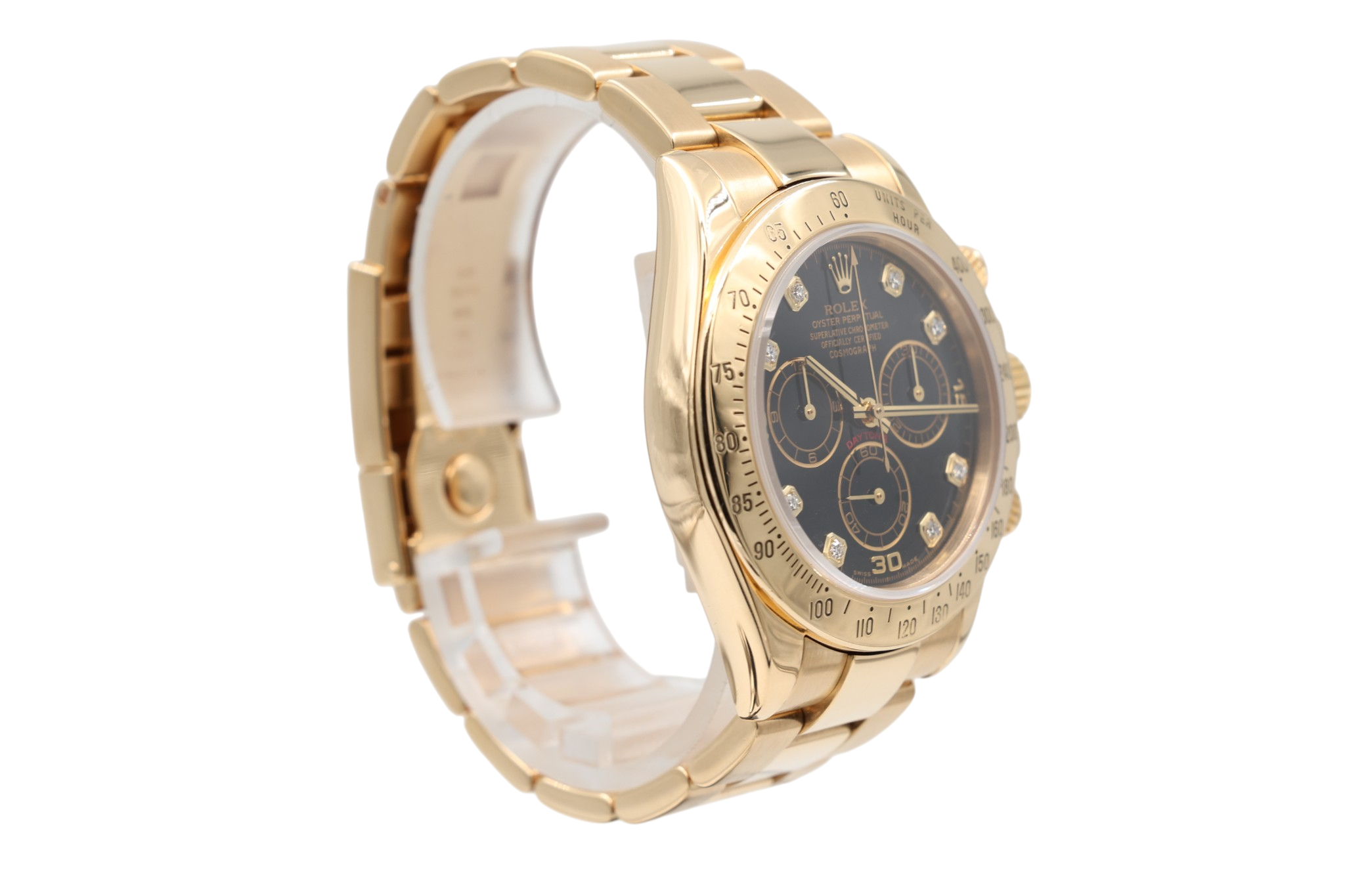 Rolex - Daytona – Black Diamond Dial – 116528 – 2000