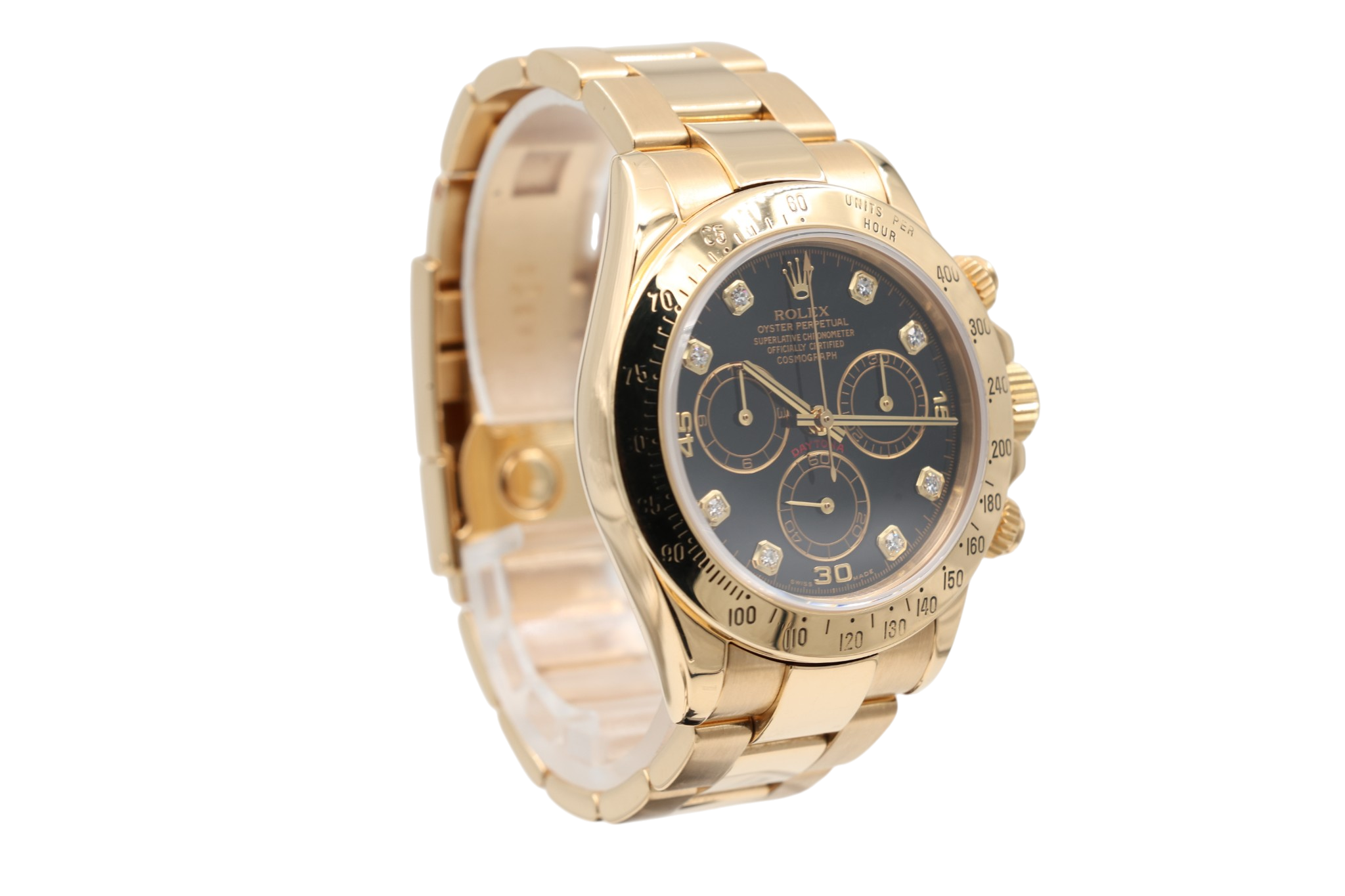 Rolex - Daytona – Black Diamond Dial – 116528 – 2000
