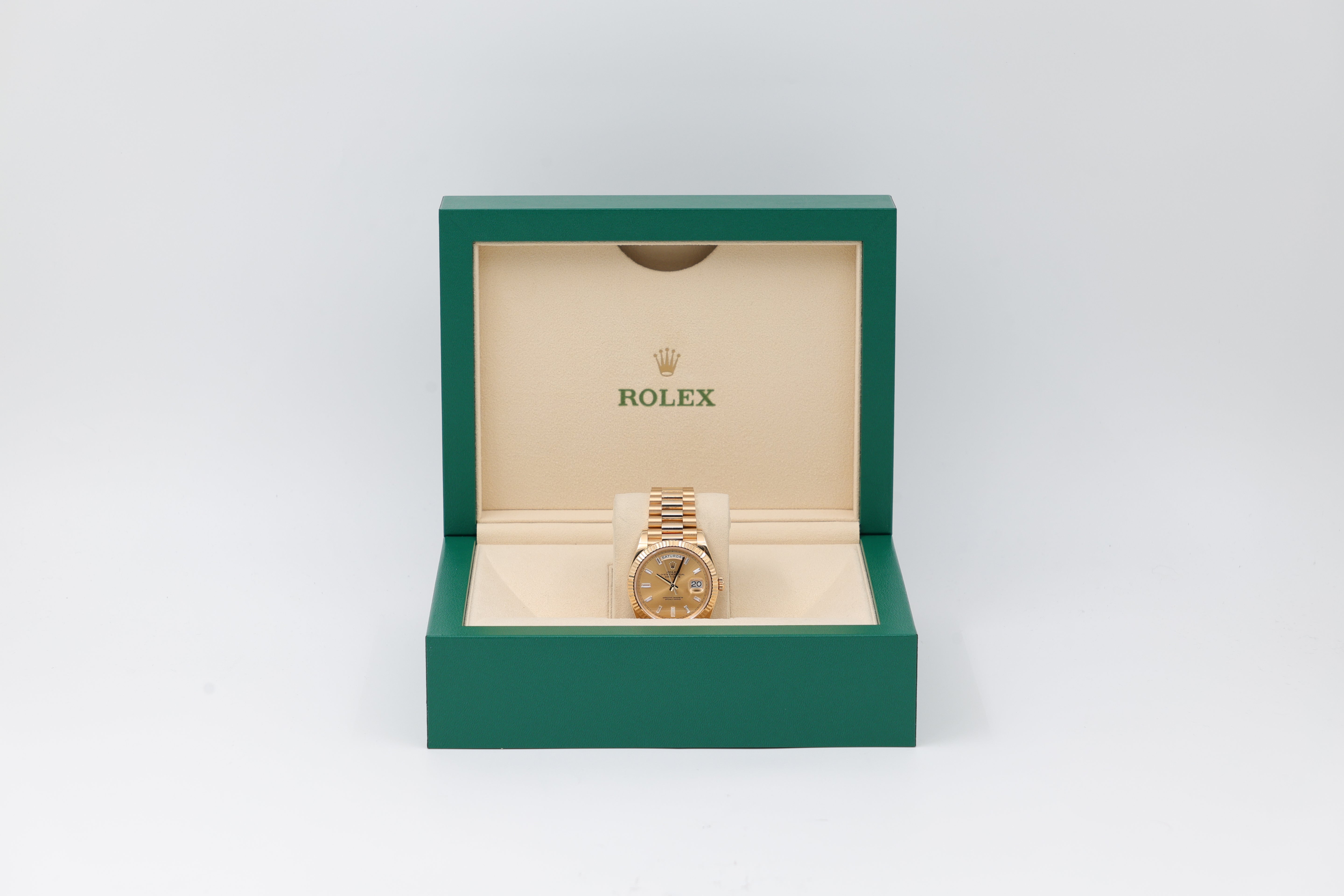 Rolex - Day-Date 40mm – Champagne Baguette – 228238 – 2024