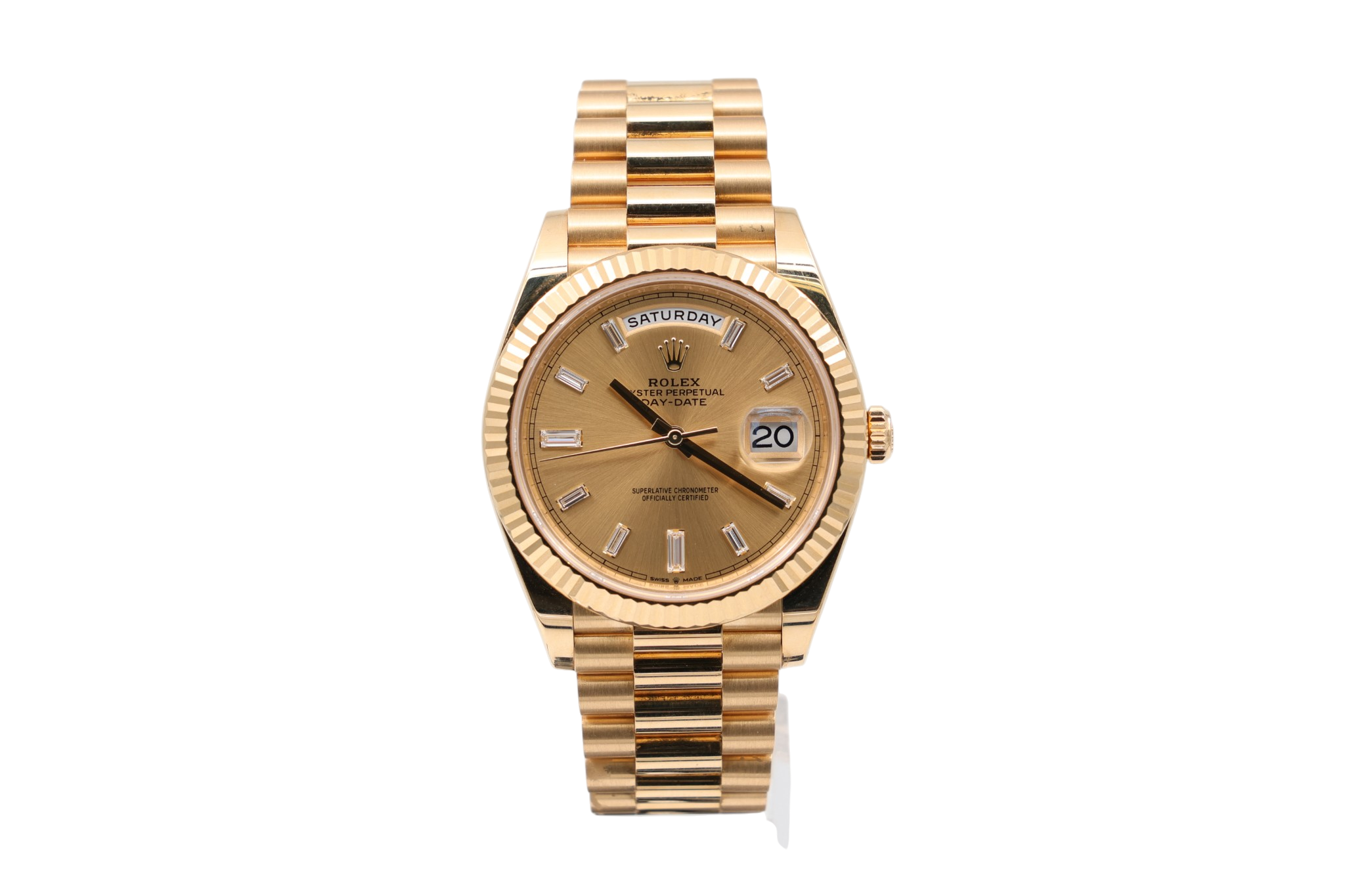 Rolex - Day-Date 40mm – Champagne Baguette – 228238 – 2024