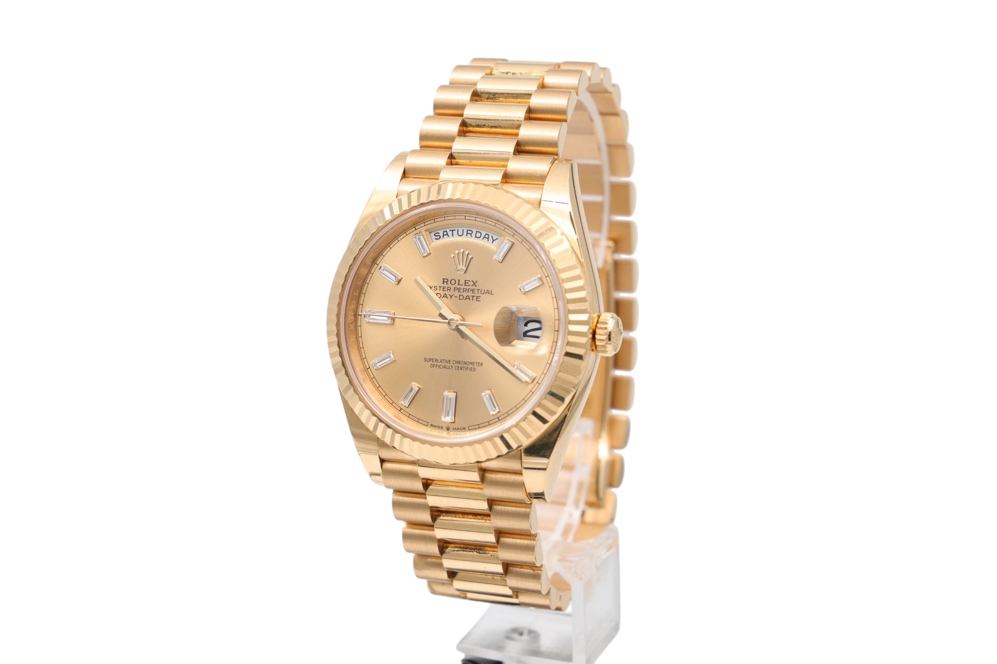 Rolex - Day-Date 40mm – Champagne Baguette – 228238 – 2024
