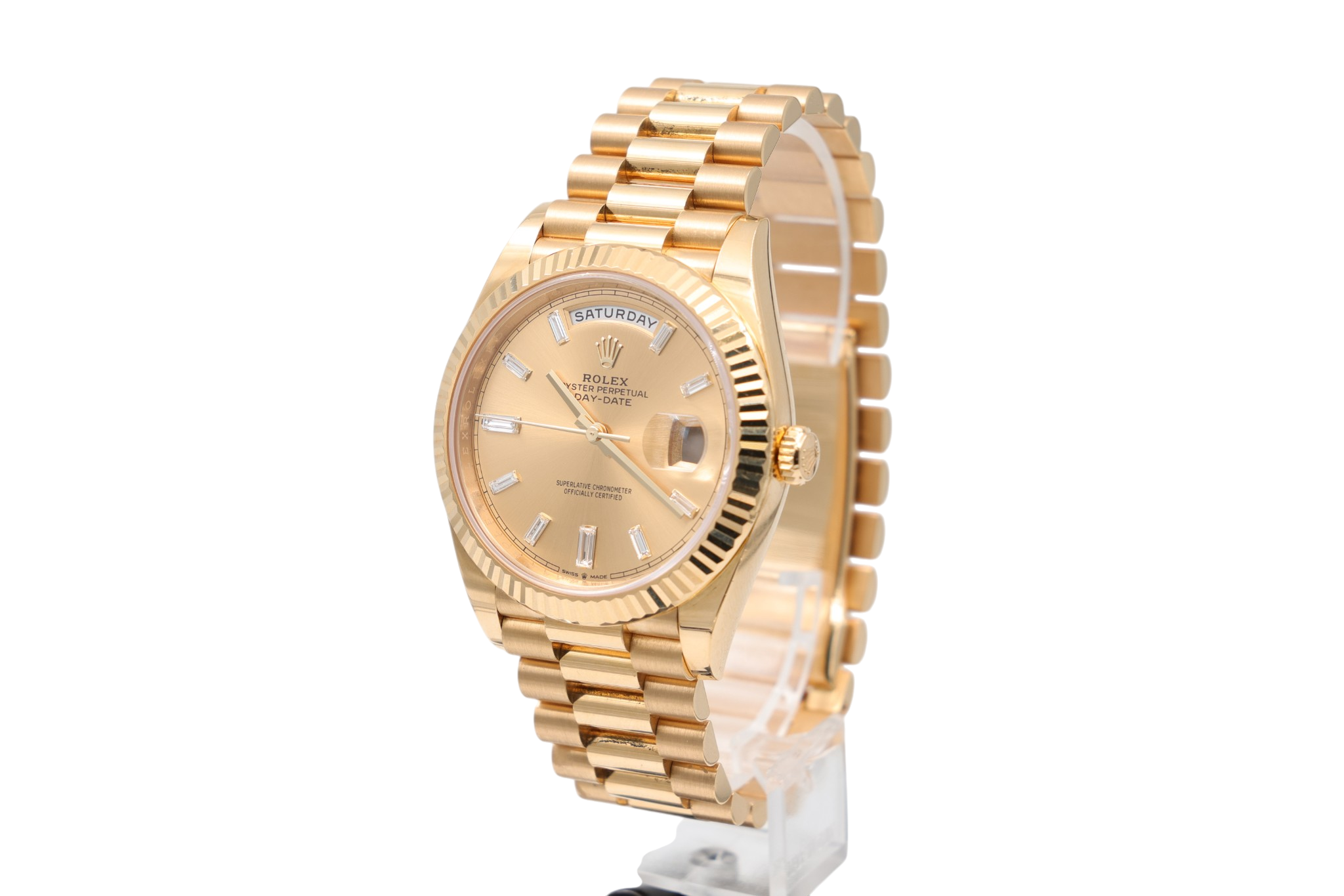 Rolex - Day-Date 40mm – Champagne Baguette – 228238 – 2024