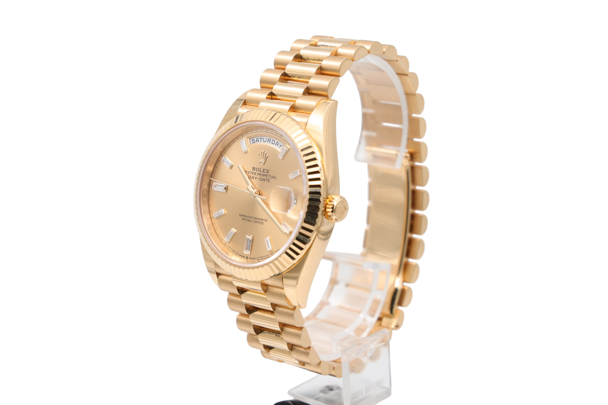 Rolex - Day-Date 40mm – Champagne Baguette – 228238 – 2024