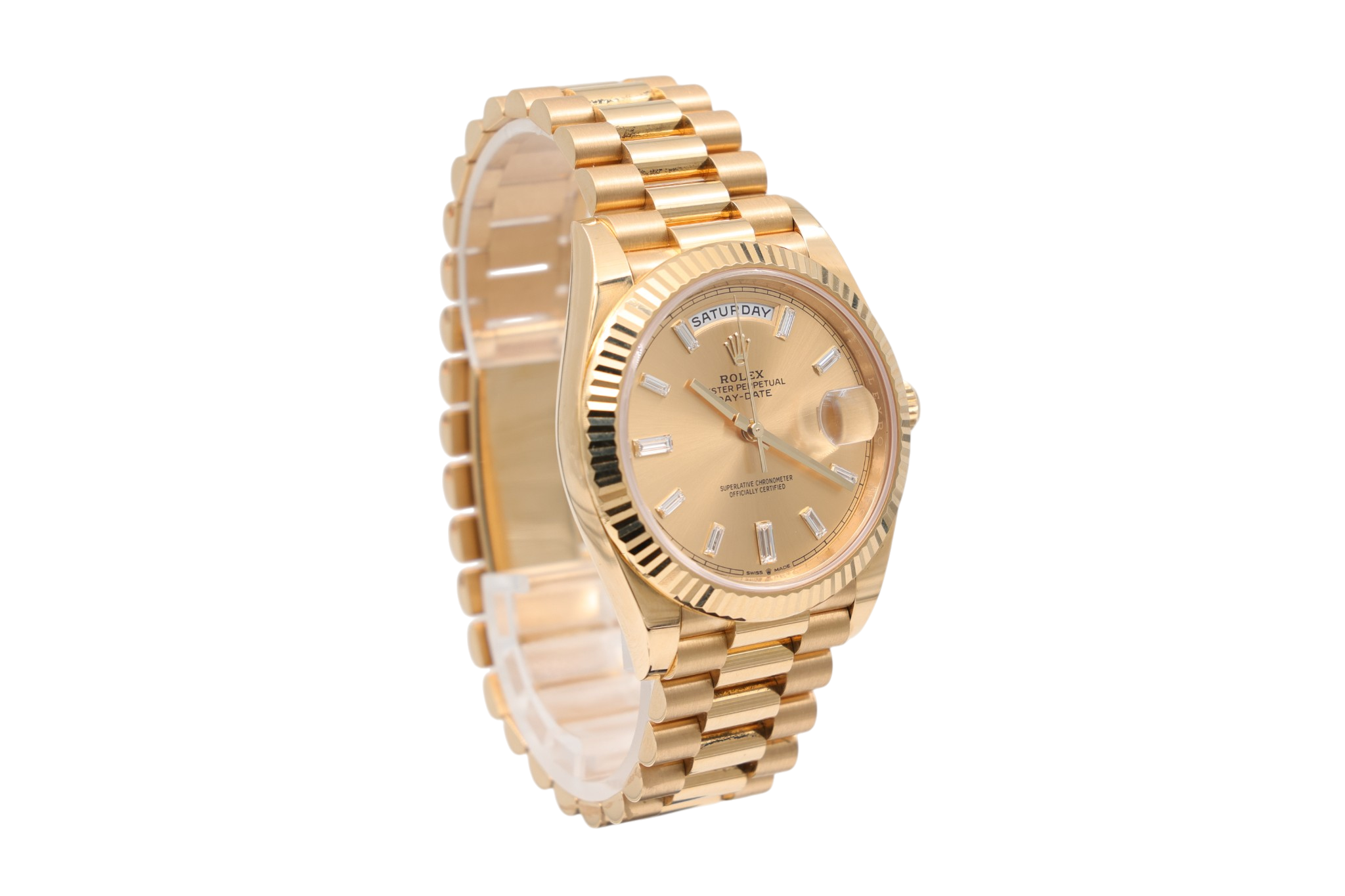 Rolex - Day-Date 40mm – Champagne Baguette – 228238 – 2024