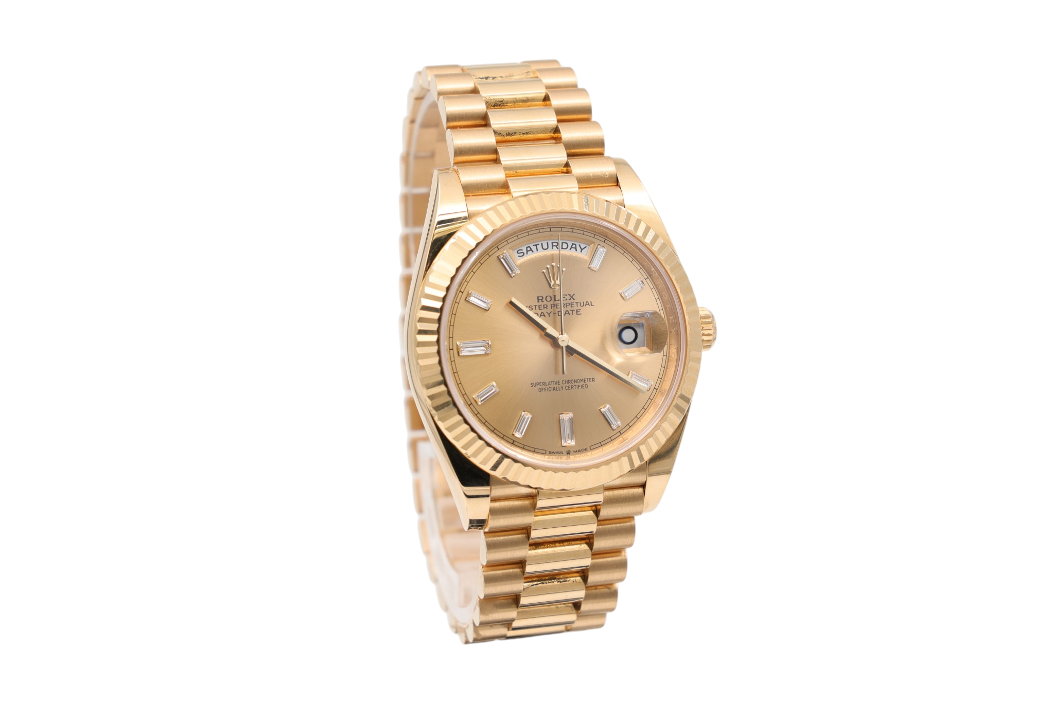 Rolex - Day-Date 40mm – Champagne Baguette – 228238 – 2024
