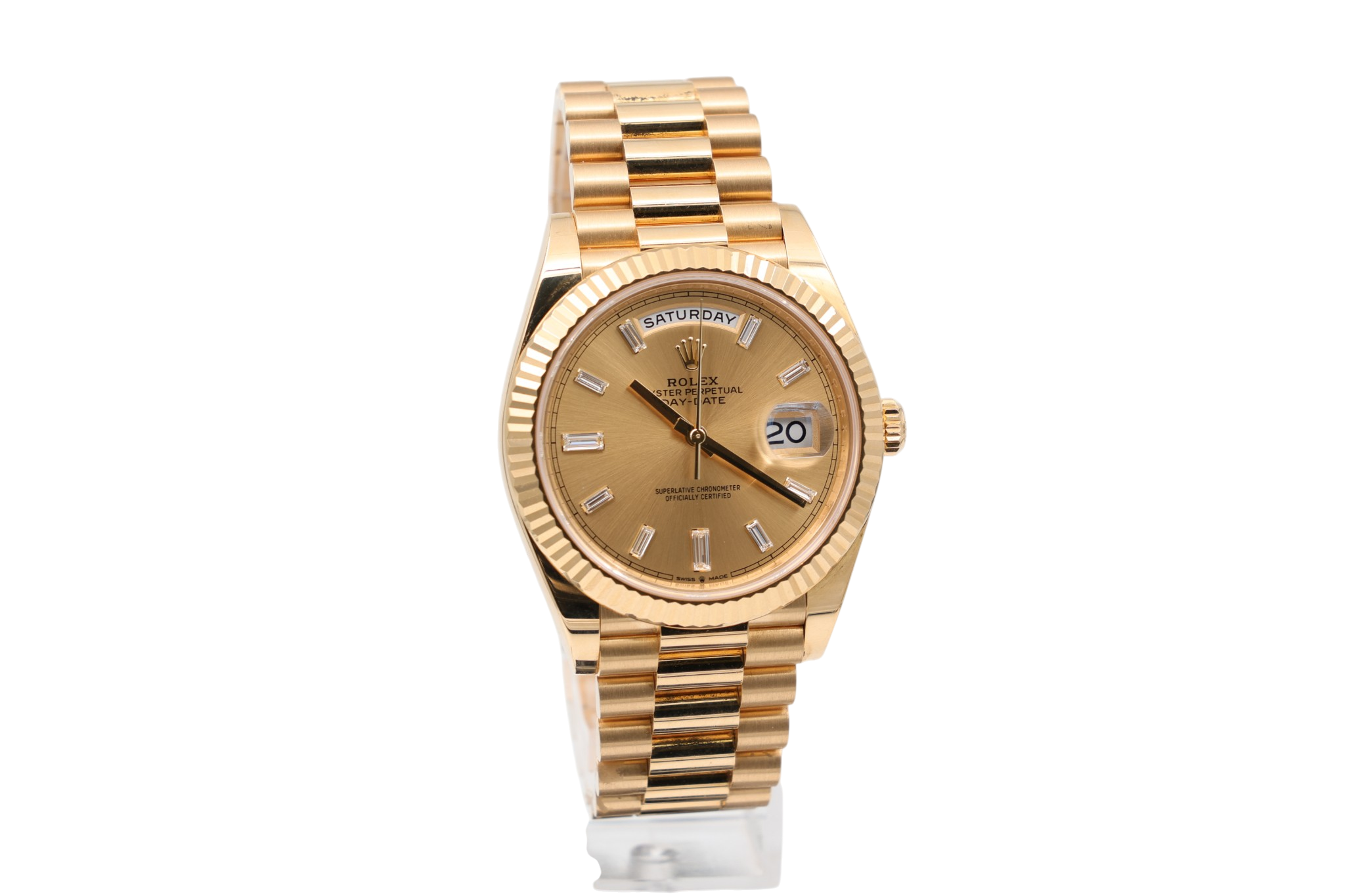 Rolex - Day-Date 40mm – Champagne Baguette – 228238 – 2024
