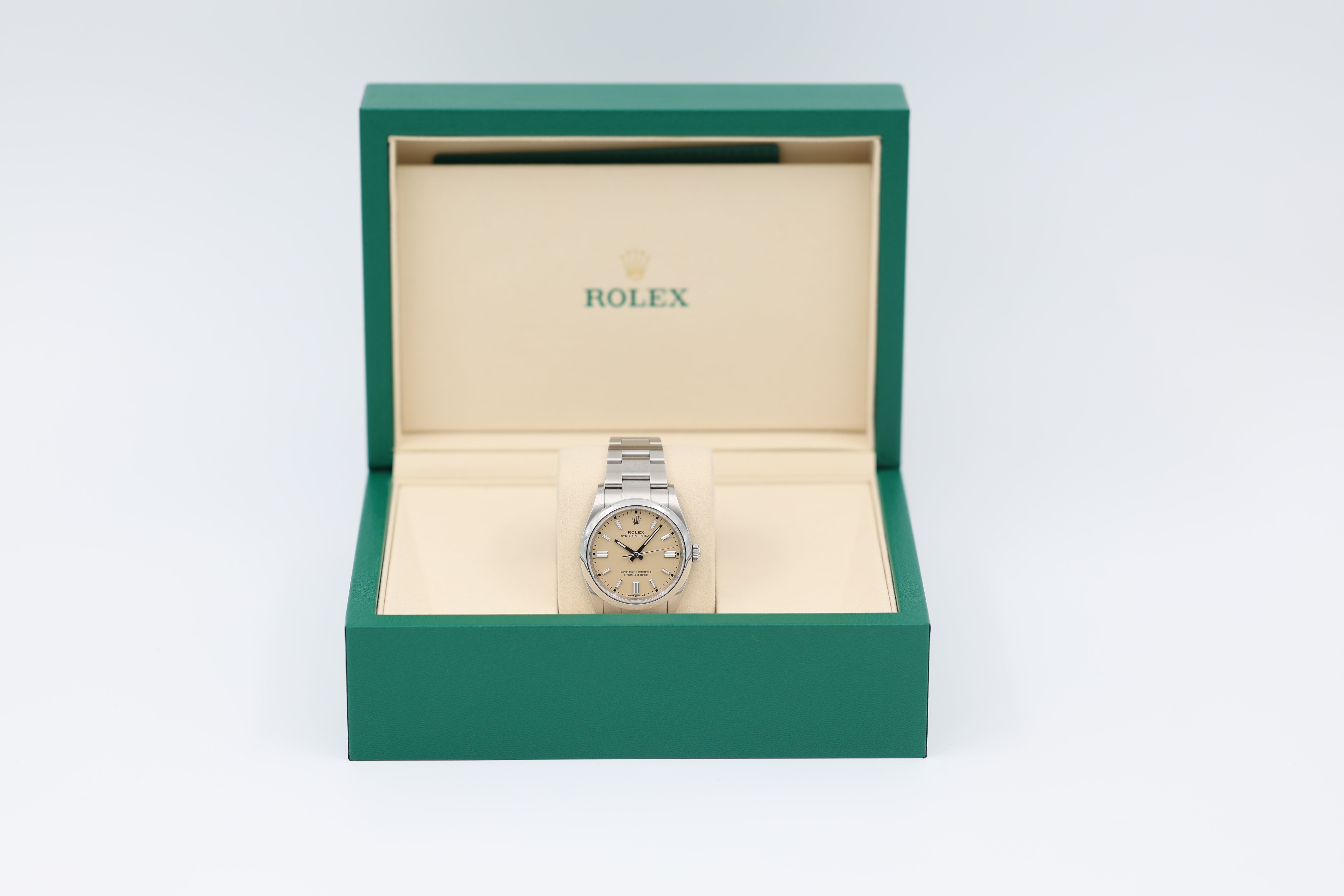 Rolex - Oyster Perpetual - Beige Dial - 126000 - 2025
