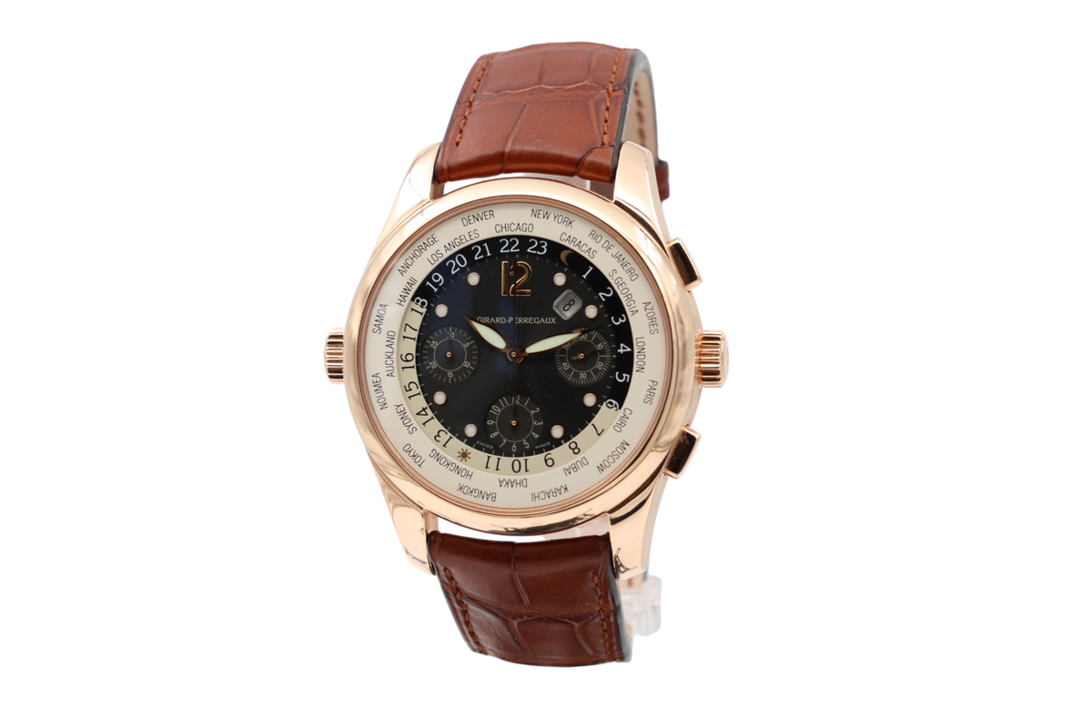 Girard-Perregaux - World Time Chronograph – Black – 49800 – 2025