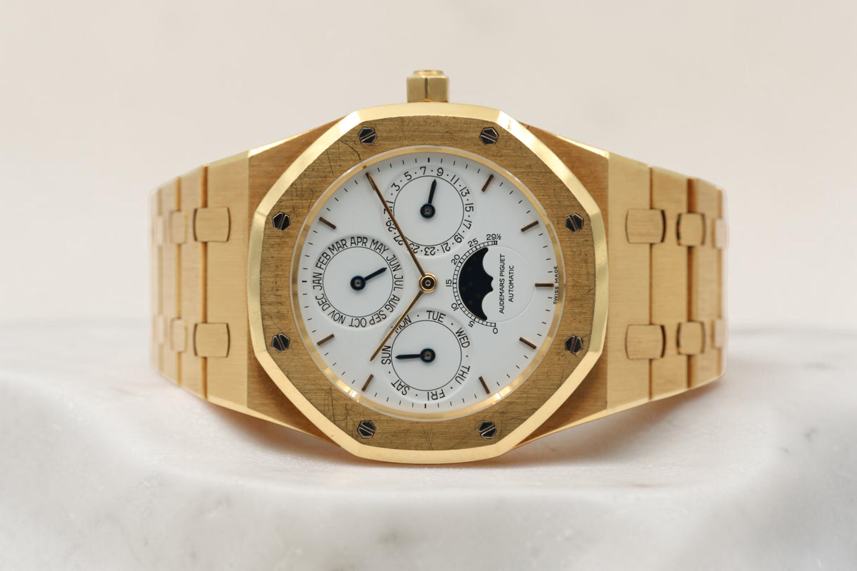 Audemars Piguet - Royal Oak Perpetual Calendar – White – 25654BA – 1990s
