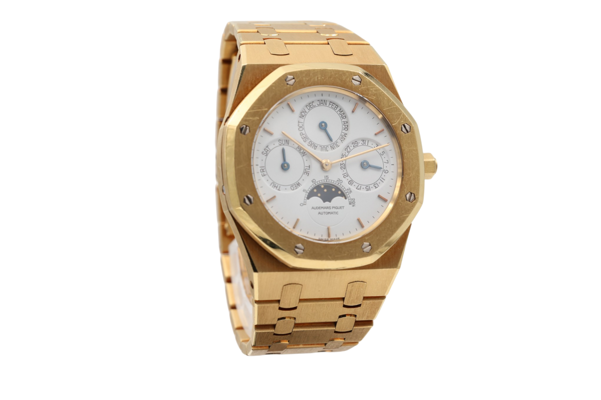 Audemars Piguet - Royal Oak Perpetual Calendar – White – 25654BA – 1990s