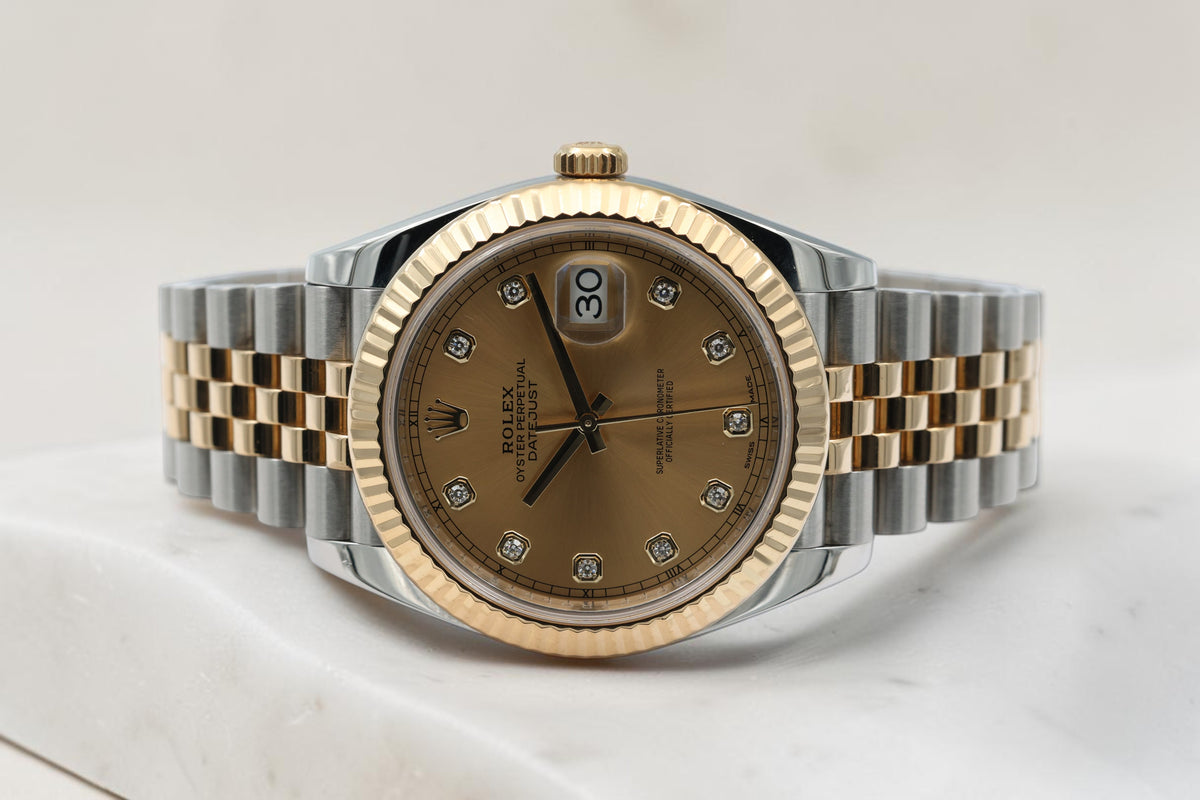 Rolex - Datejust β Champagne Diamond β 126333 β 2019