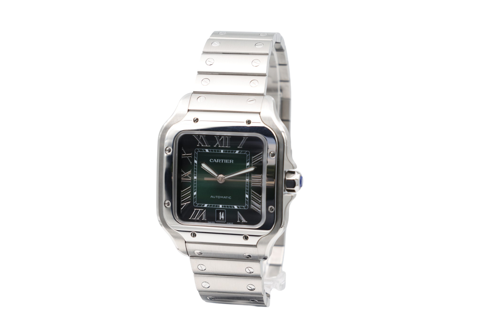 Cartier - Santos - Green Dial - WSSA0062 - 2024