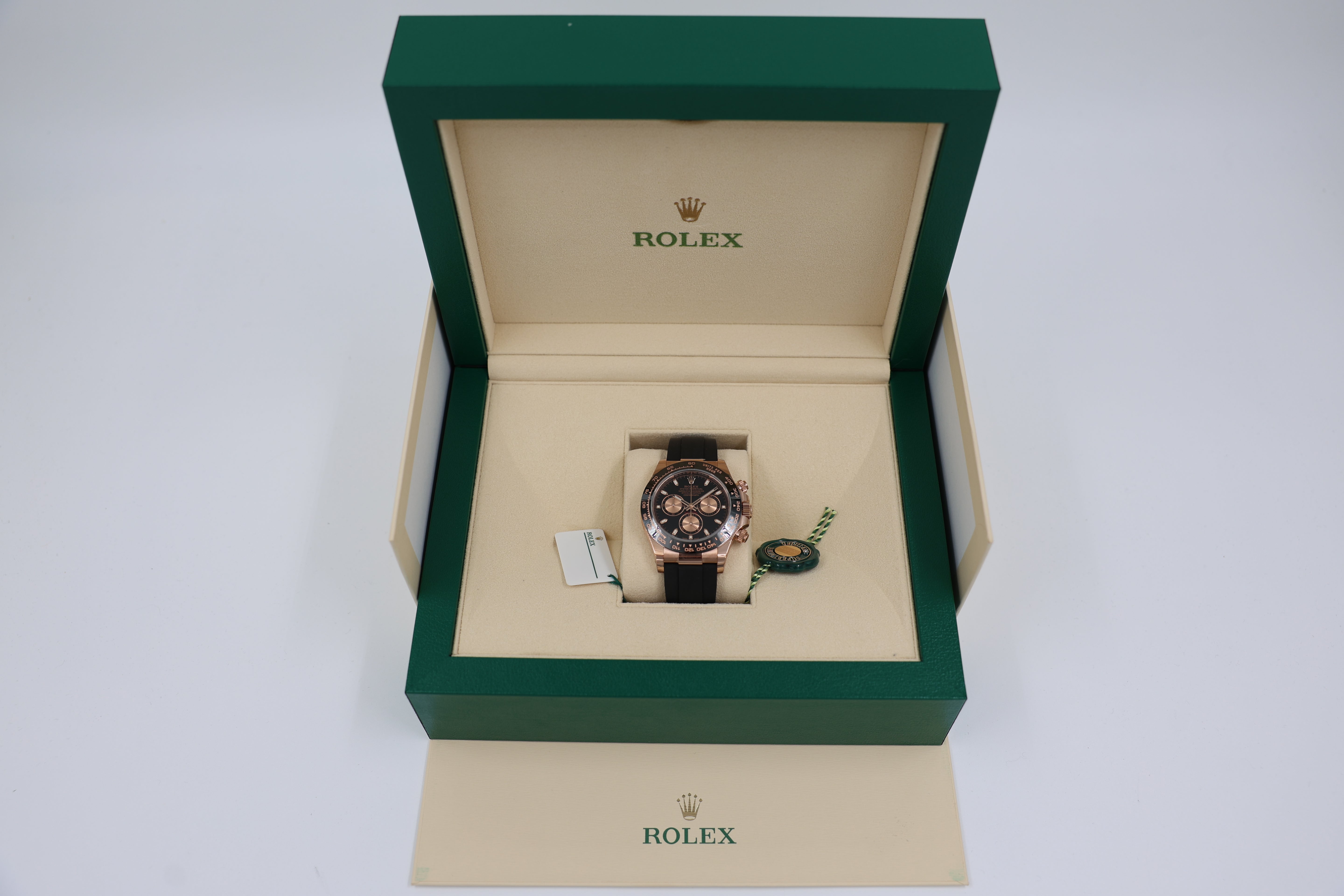 Rolex - Daytona - 116515LN - Oyster flex - Rosegold - Black Dial