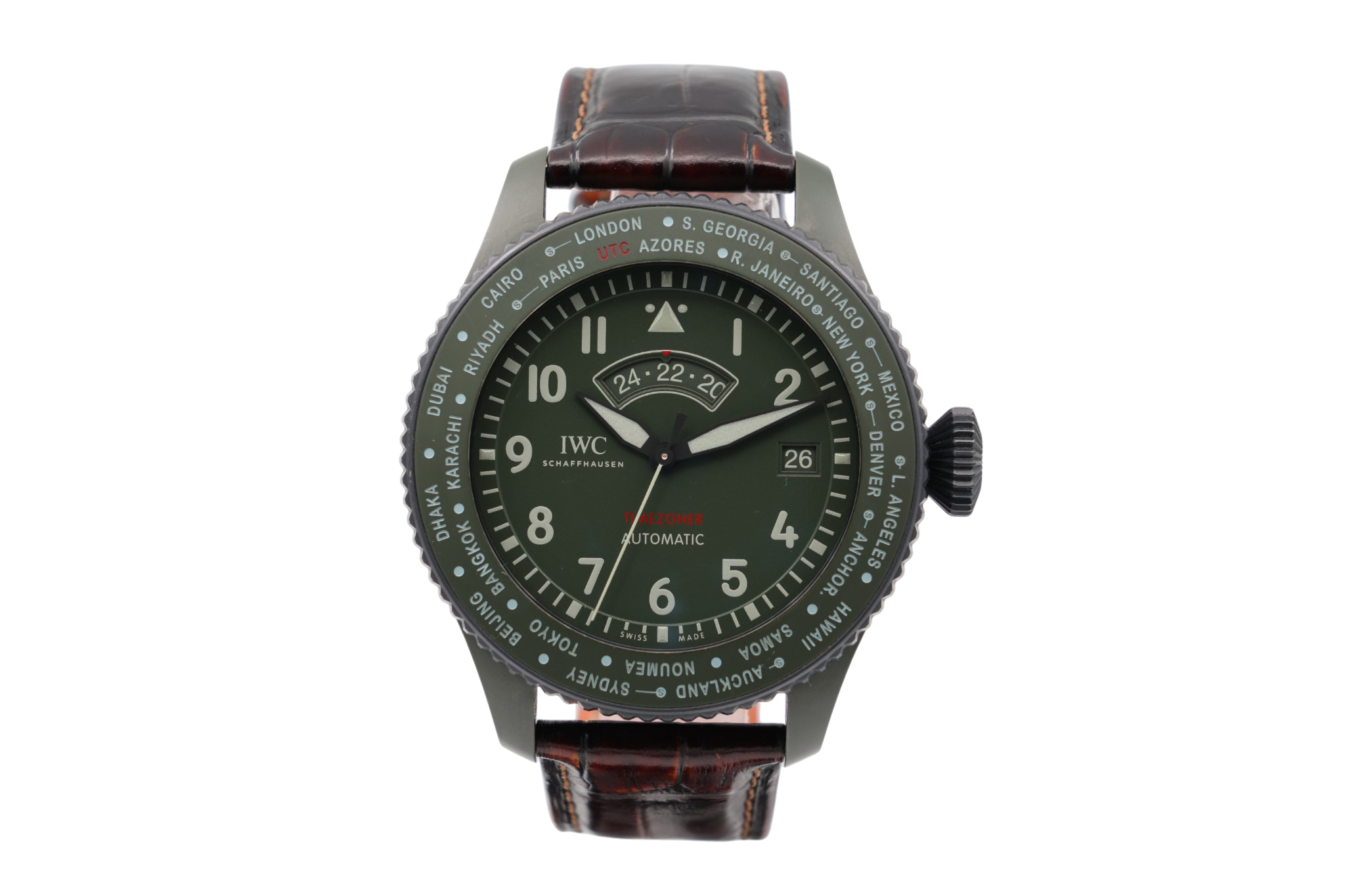 IWC - Pilot Timezoner – Green – IW395601 – 2025