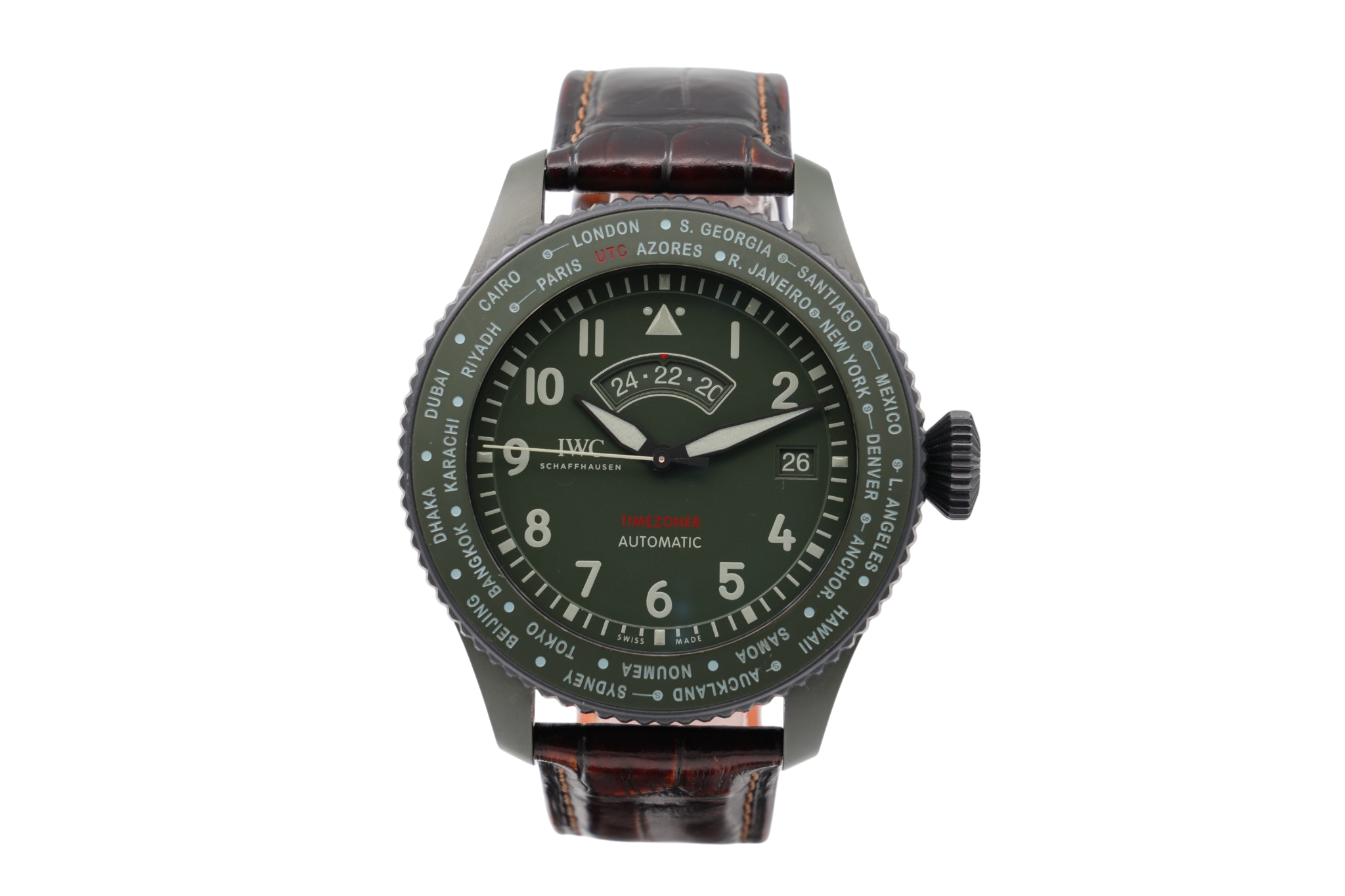 IWC - Pilot Timezoner – Green – IW395601 – 2025