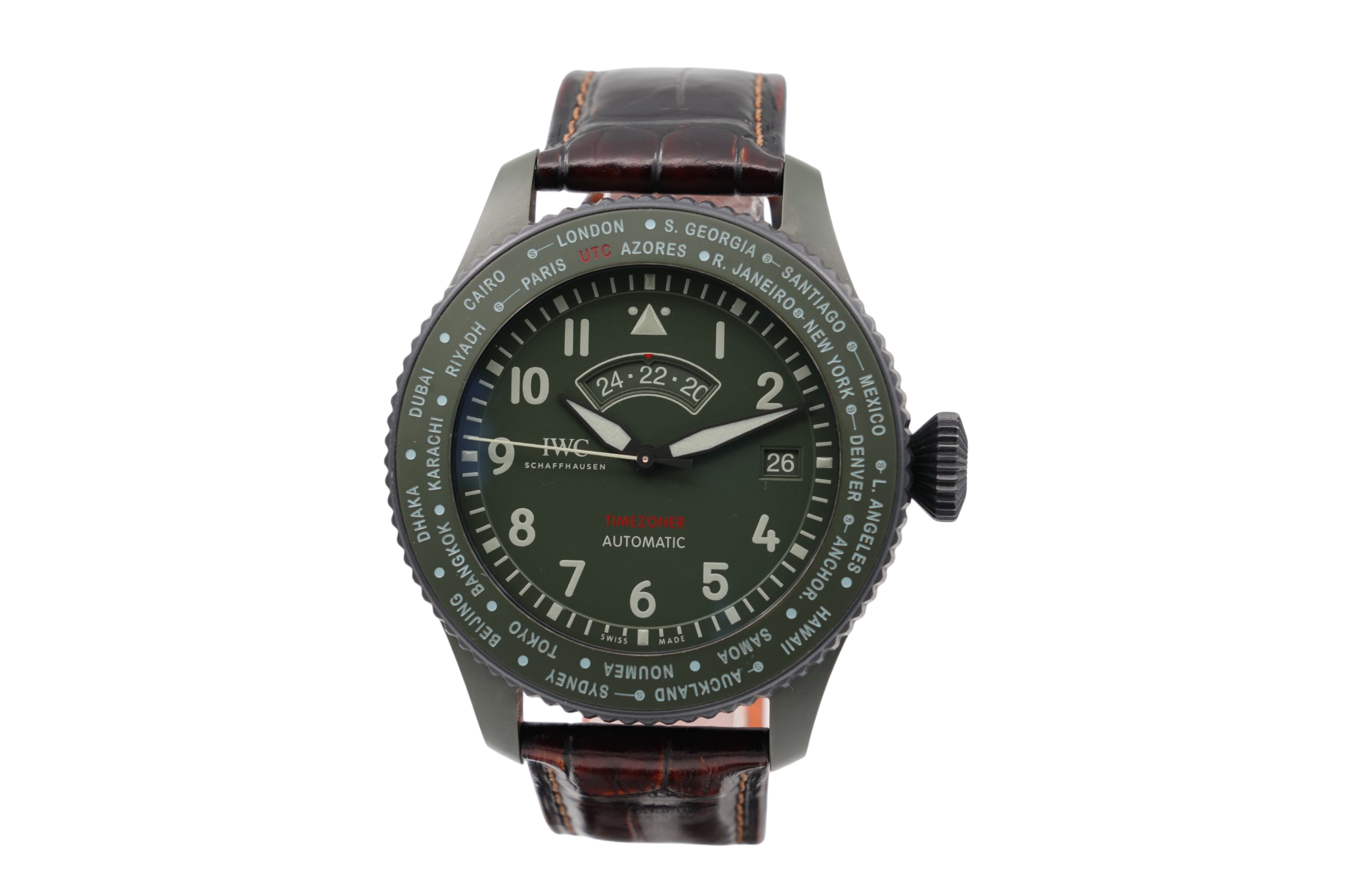 IWC - Pilot Timezoner – Green – IW395601 – 2025