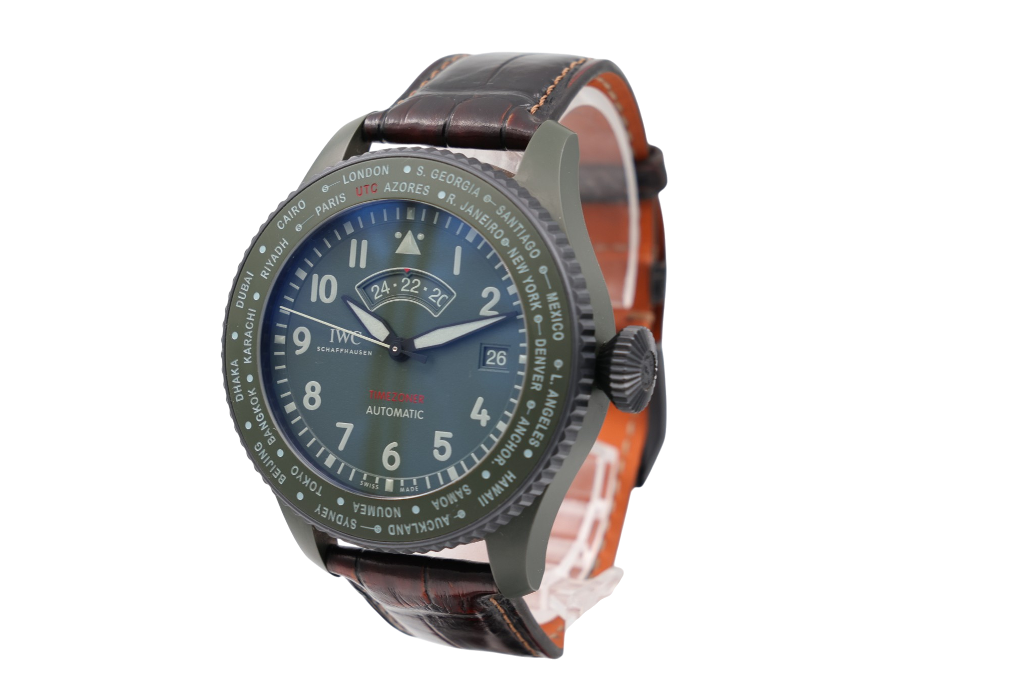 IWC - Pilot Timezoner – Green – IW395601 – 2025