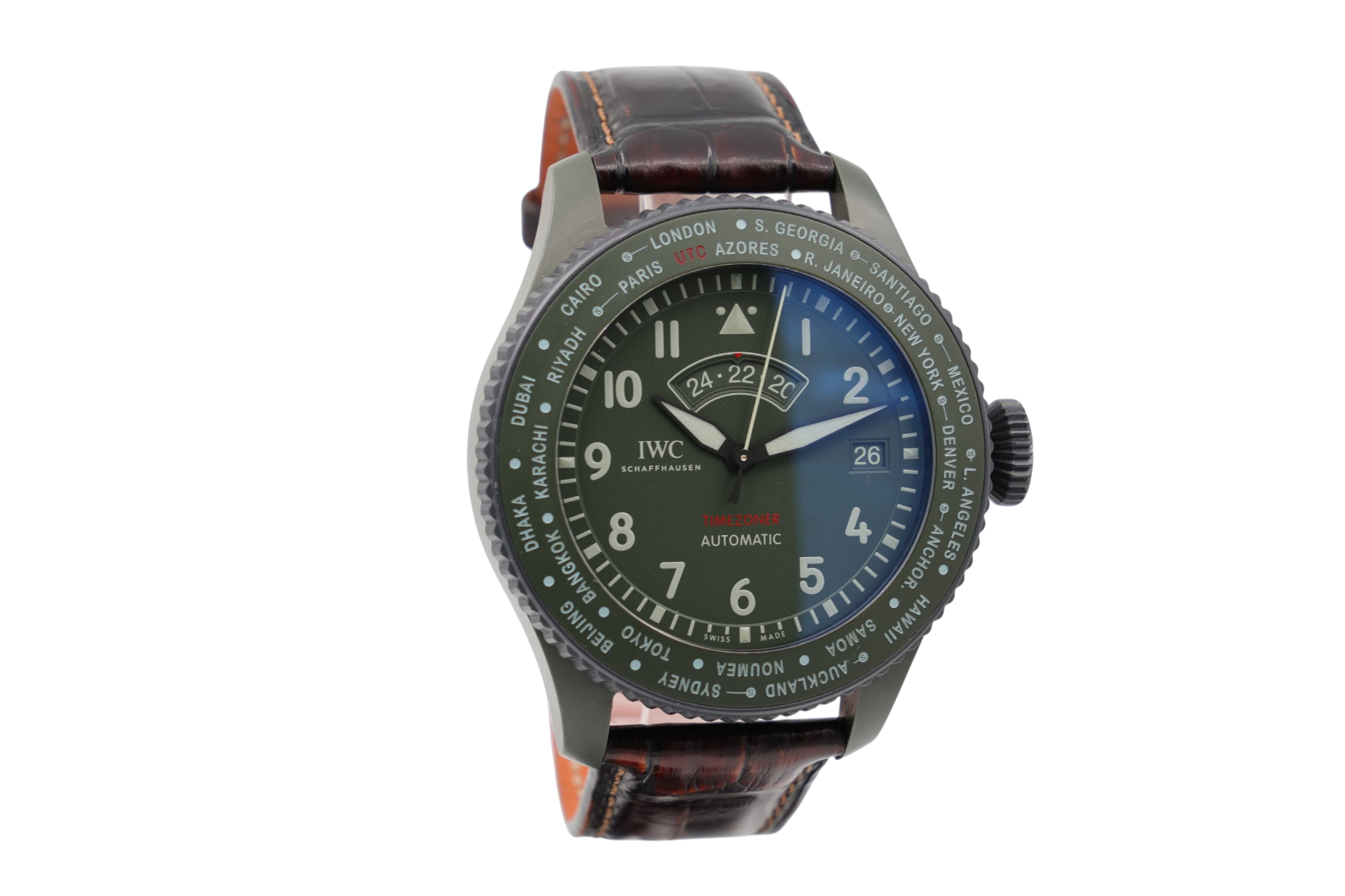 IWC - Pilot Timezoner – Green – IW395601 – 2025