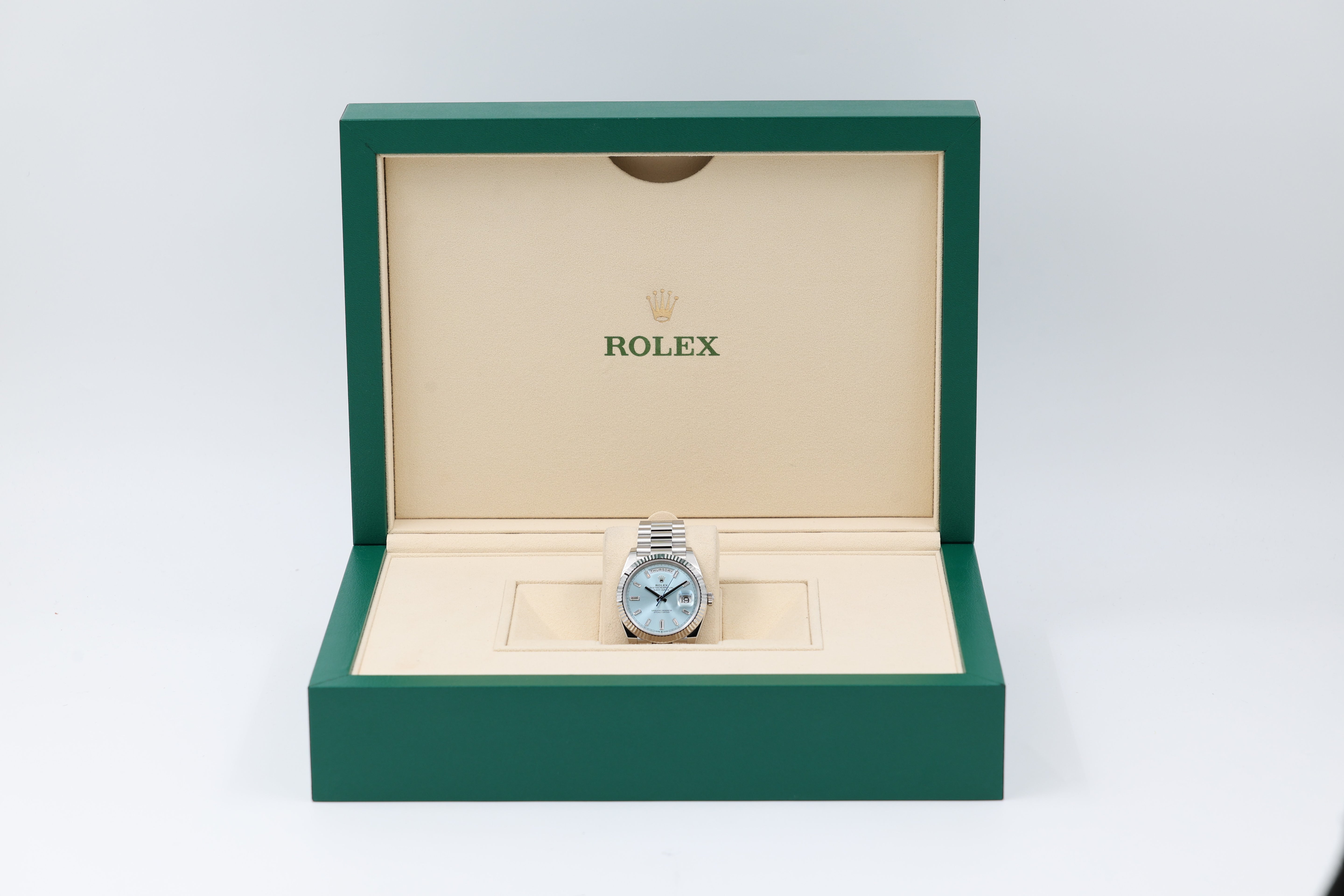 Rolex - Day-Date - Ice Blue Baguette Dial - 228236 - 2023