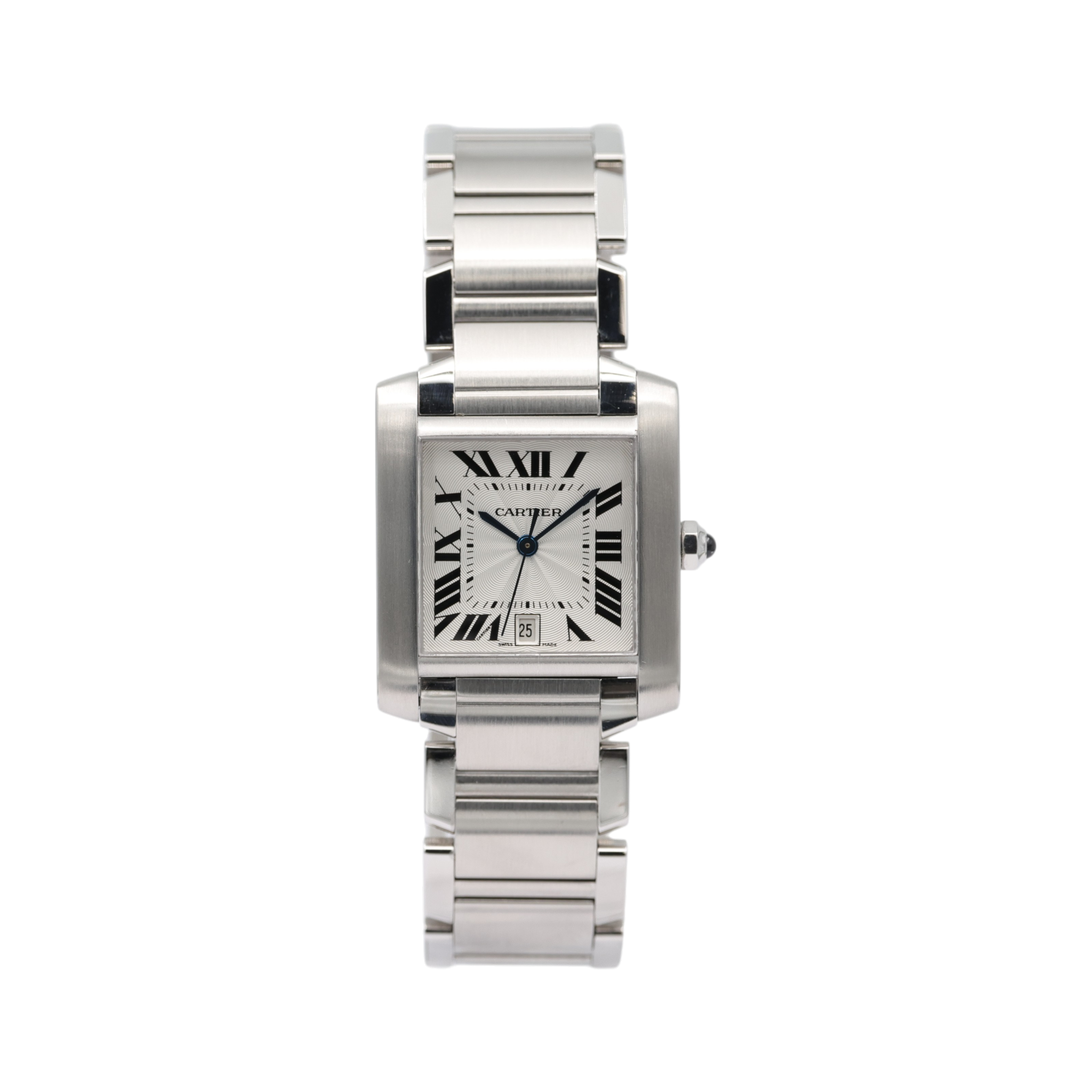 Cartier - Tank Francaise – White Roman Numerals – 2302 – 2000s