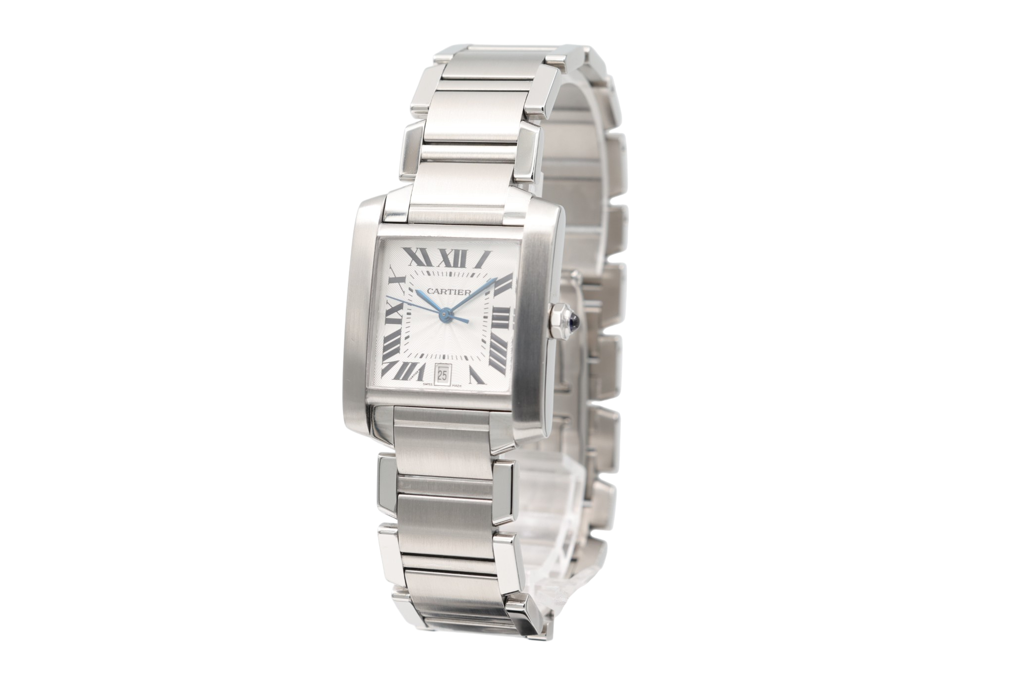 Cartier - Tank Francaise – White Roman Numerals – 2302 – 2000s