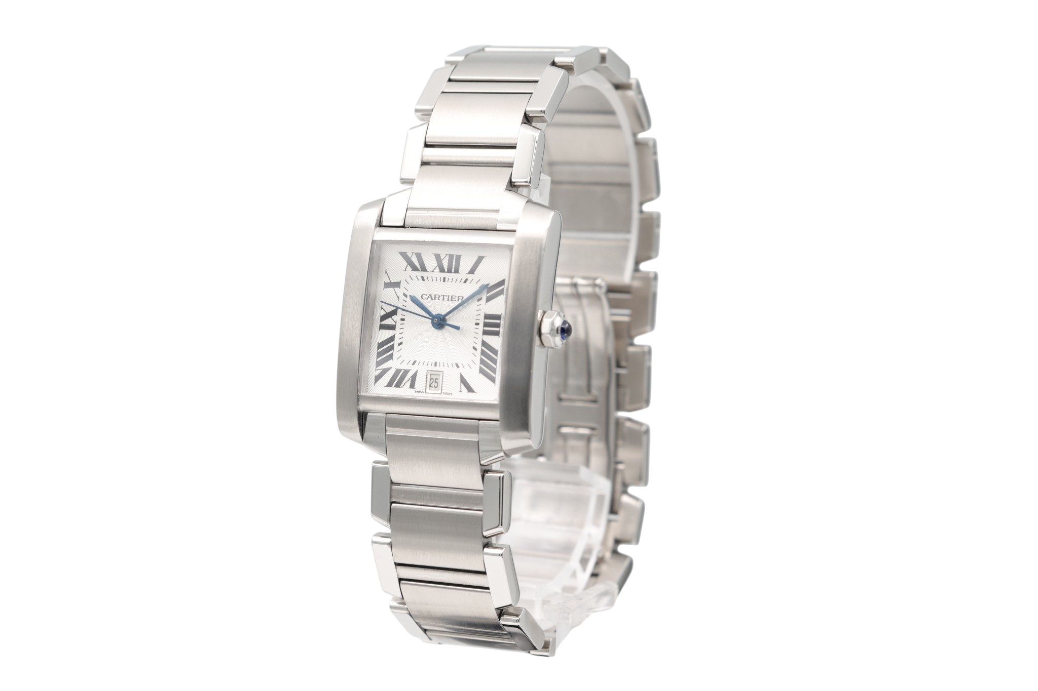 Cartier - Tank Francaise – White Roman Numerals – 2302 – 2000s