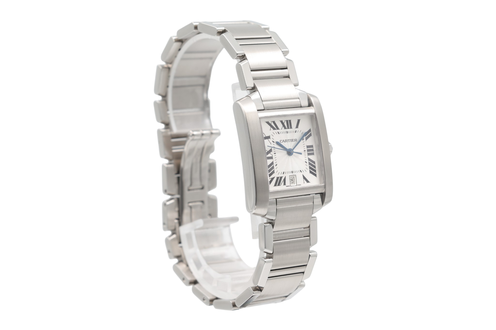Cartier - Tank Francaise – White Roman Numerals – 2302 – 2000s
