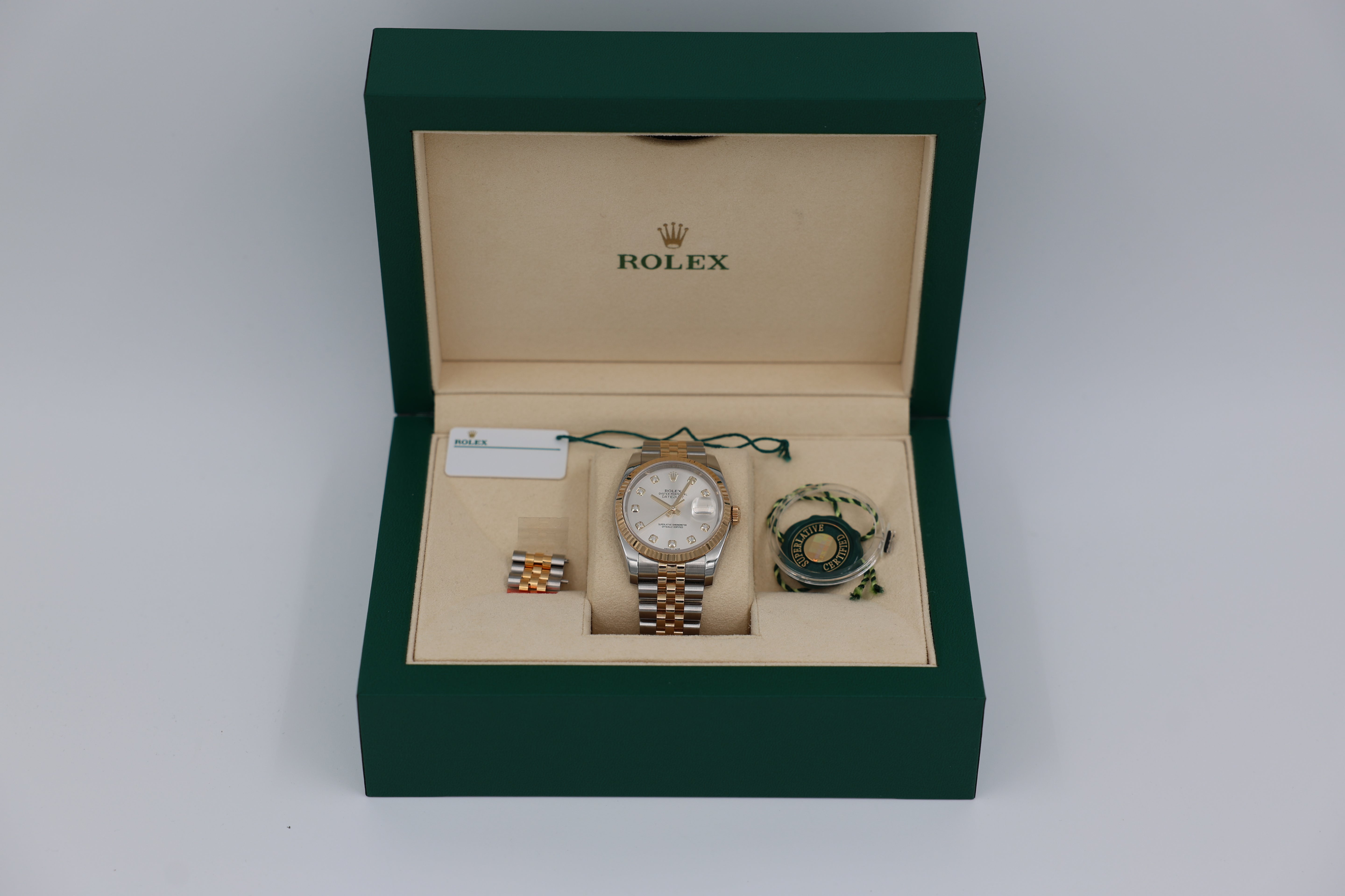 Rolex - Datejust - 116233 - Silver Diamond- 2017
