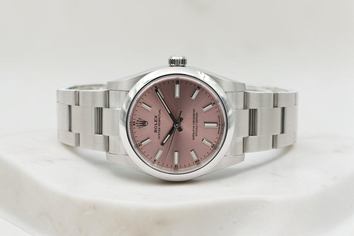 Rolex - Oyster Perpetual 34 β Pink Sunburst β 124200 β 2025