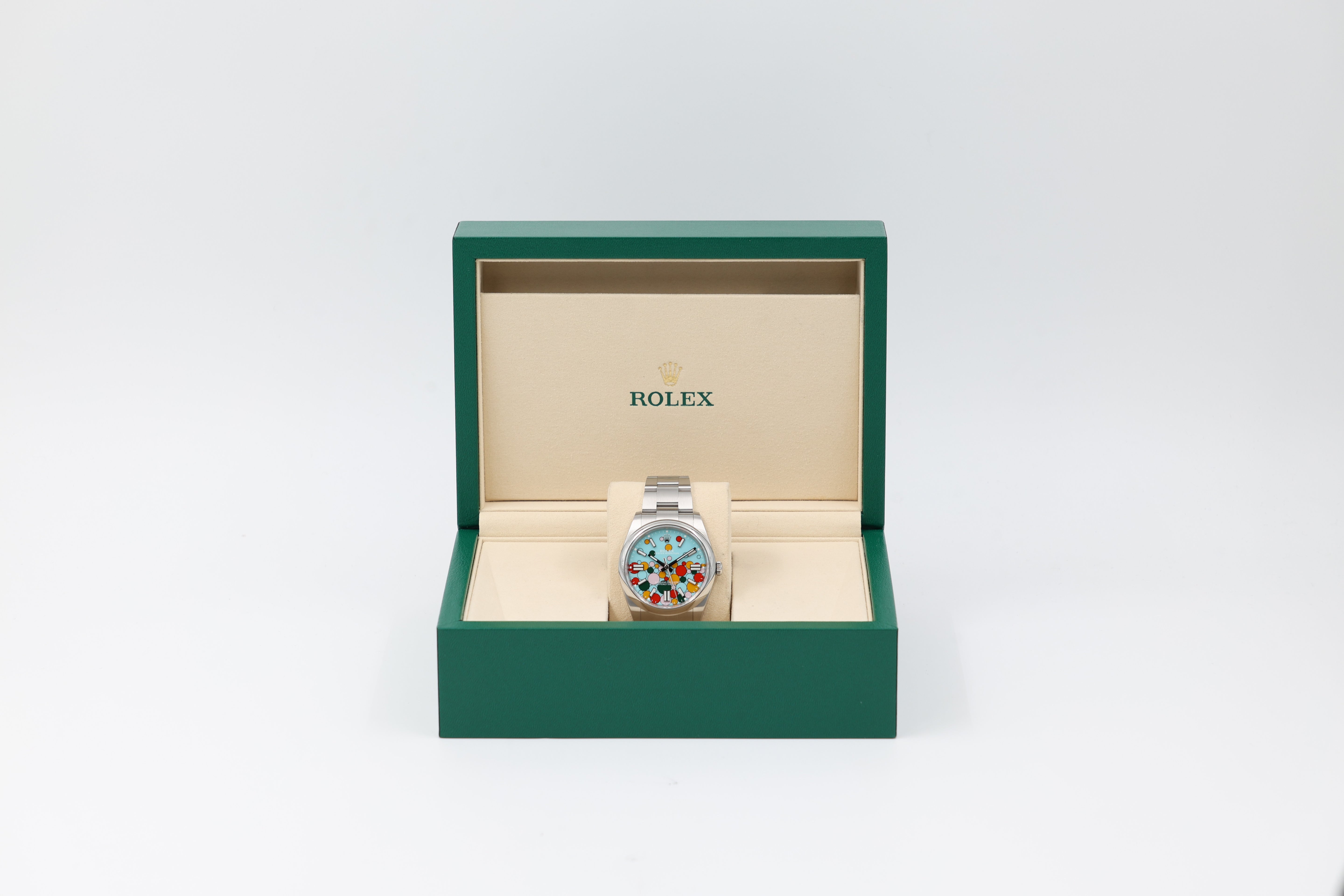 Rolex - Oyster Perpetual - "Tiffany Celebration" Blue Dial - 124300 - 2025