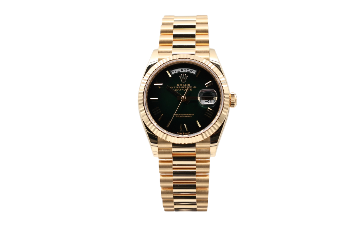 Rolex - Day Date 36 – Green Ombre – 128238 – 2026