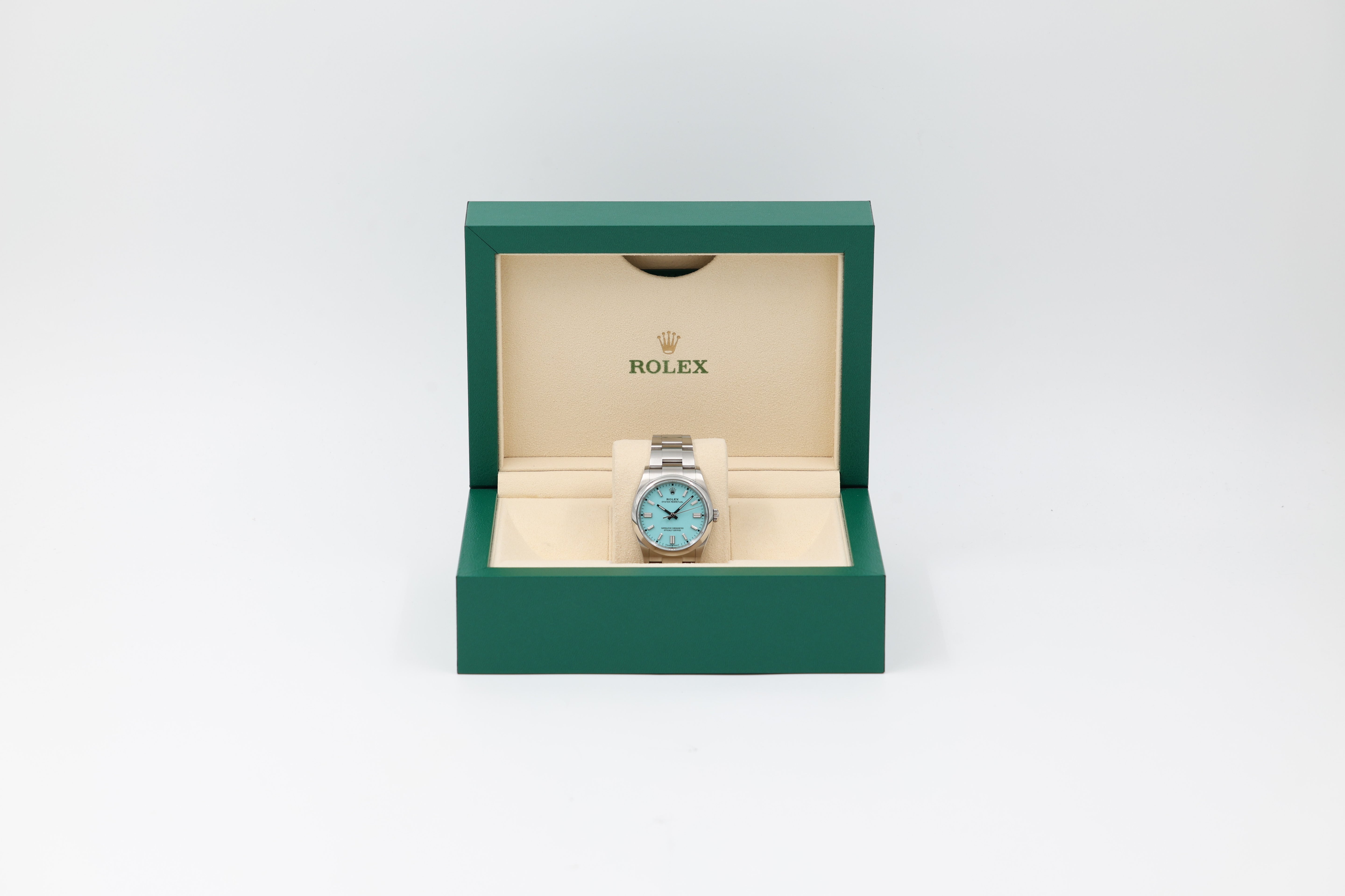 Rolex - Oyster Perpetual - "Tiffany" Turquoise Dial - 126000 - 2025