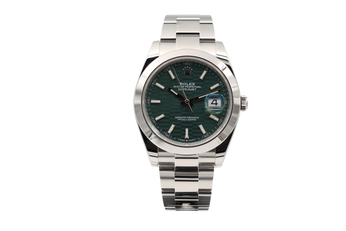 Rolex - Datejust – Green motif – 126300 – 2023
