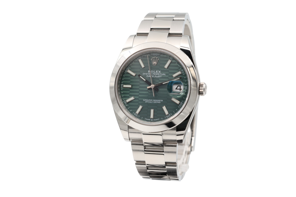 Rolex - Datejust – Green motif – 126300 – 2023