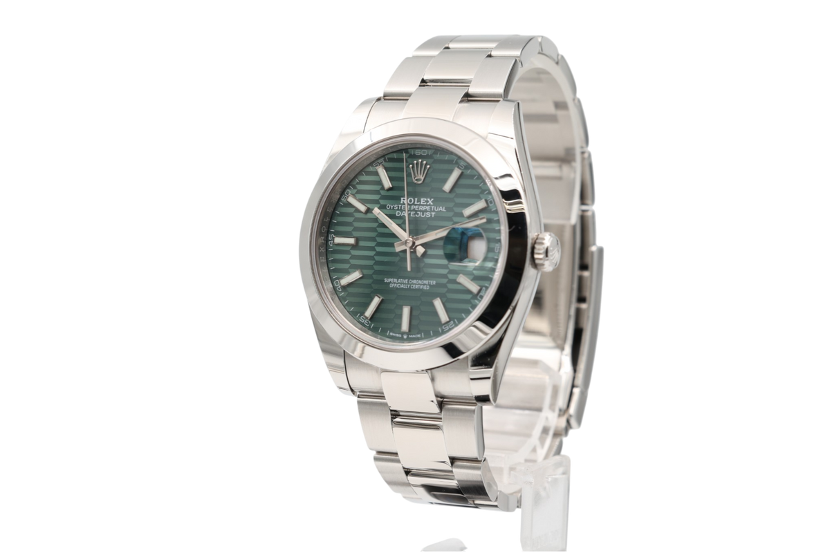 Rolex - Datejust – Green motif – 126300 – 2023