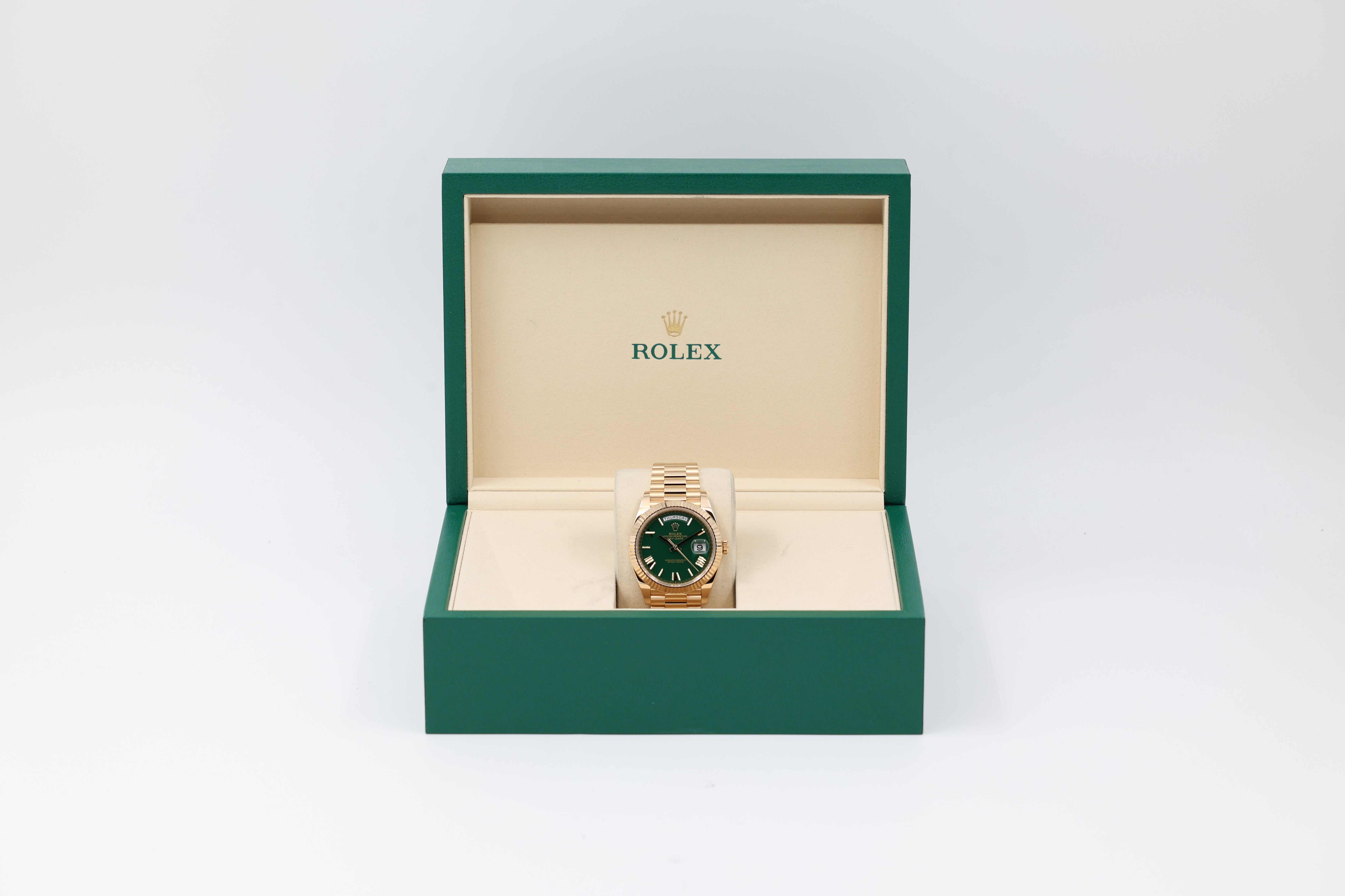 Rolex - Day-Date - "Money Green" Dial - 228238 - 2025