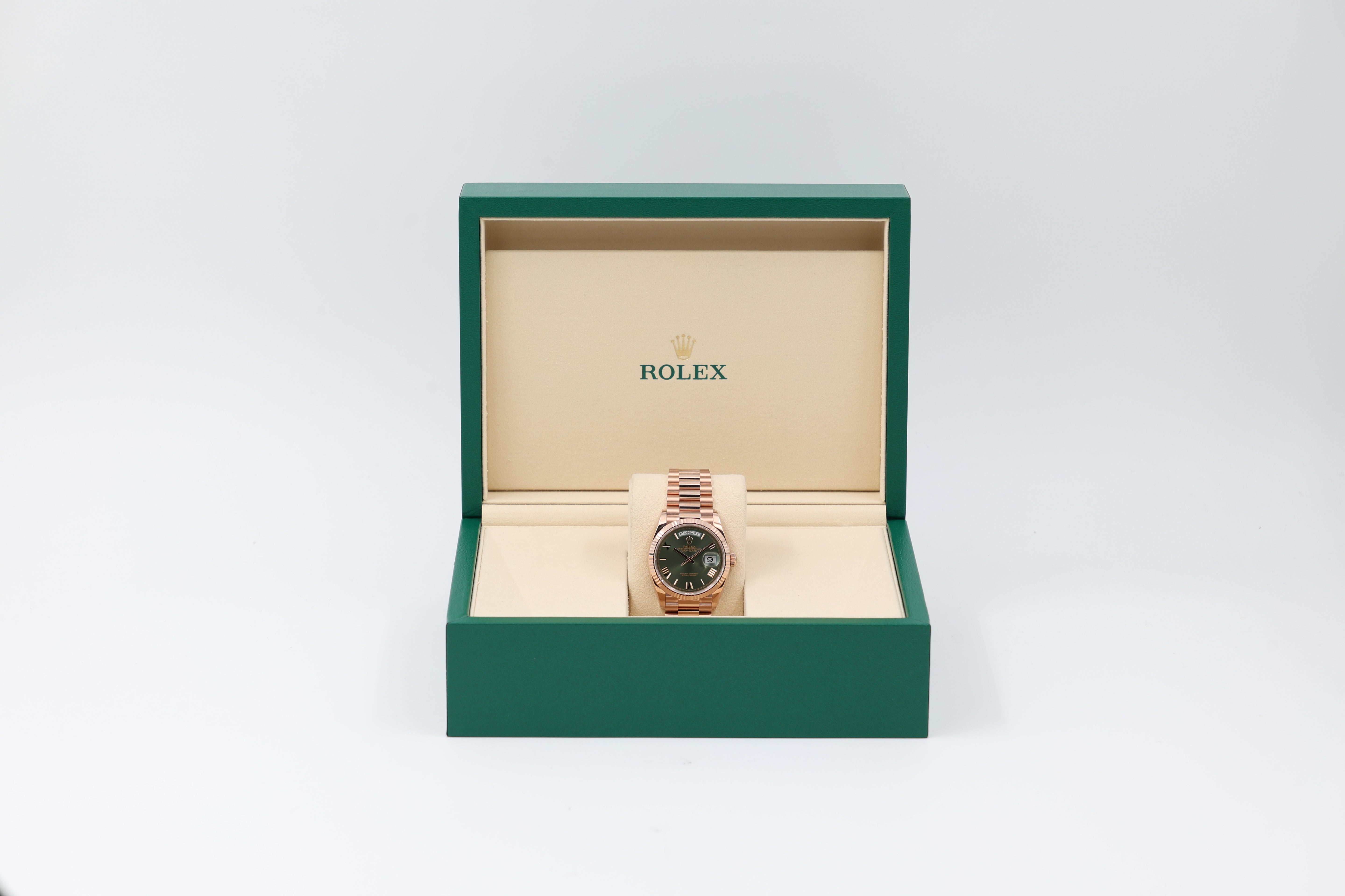 Rolex - Day-Date - Olive Green Dial - 128235 - 2026