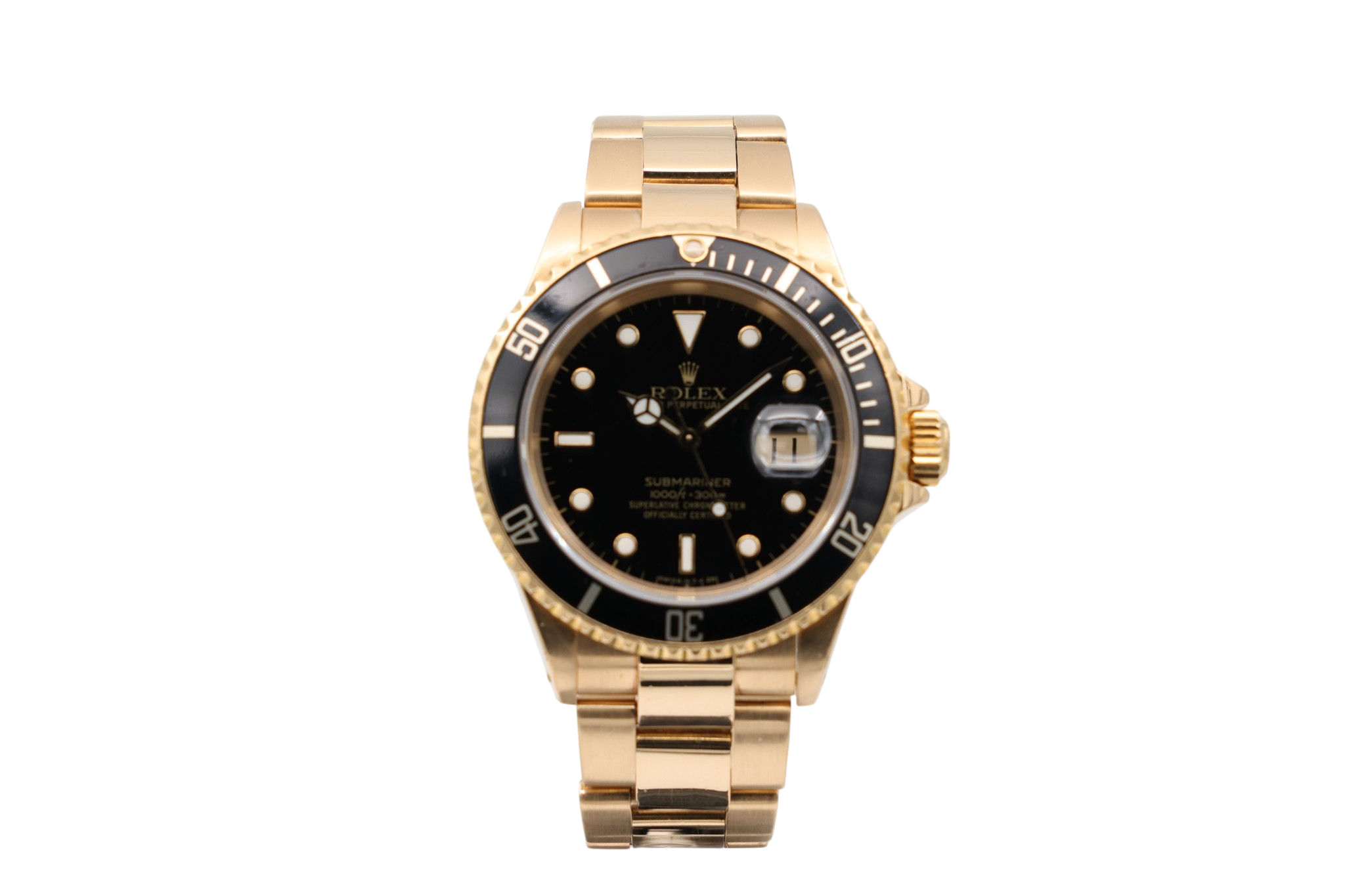 Rolex - Submariner – Yellow Gold – 16618 – 1989