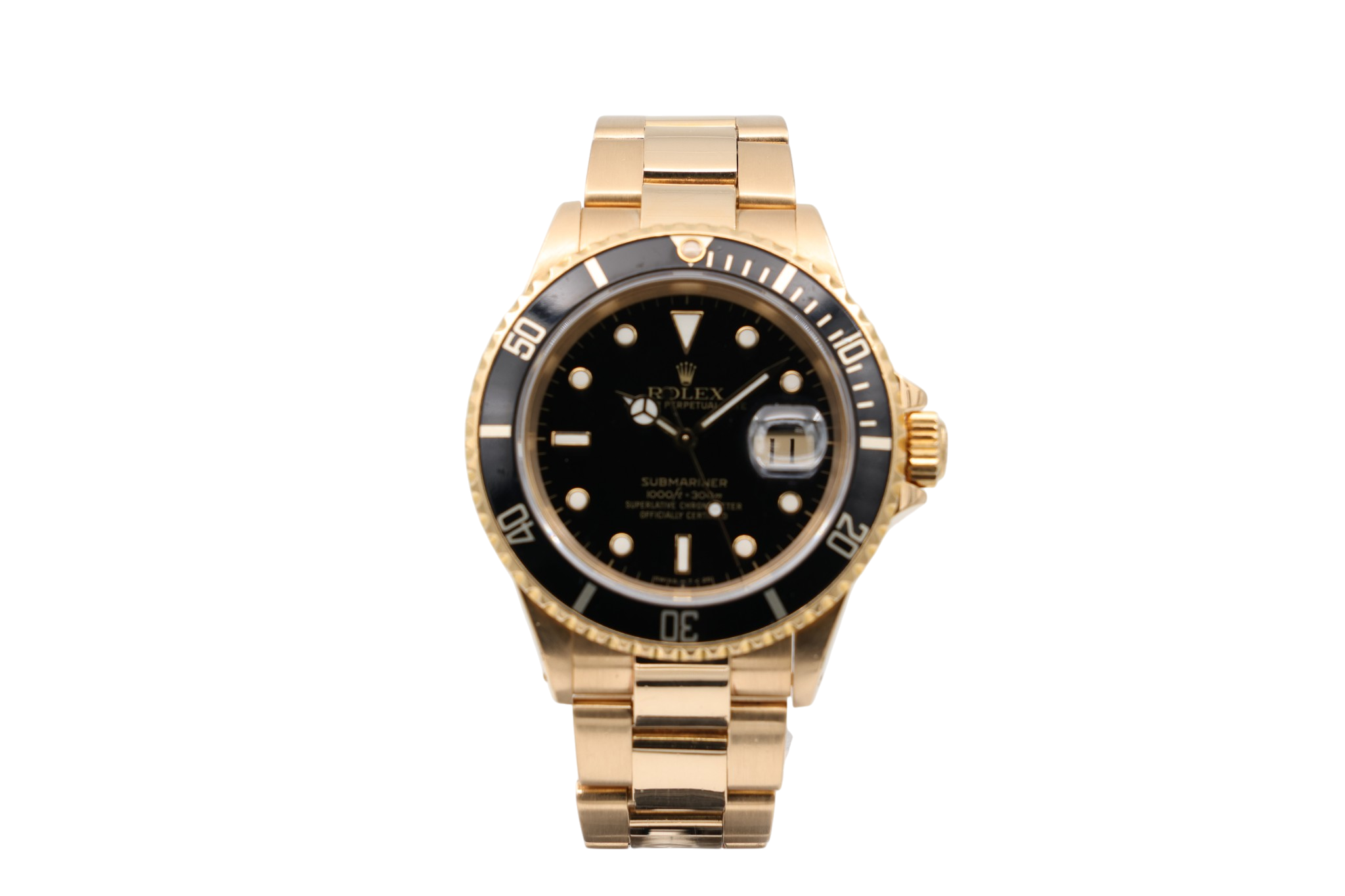 Rolex - Submariner – Yellow Gold – 16618 – 1989