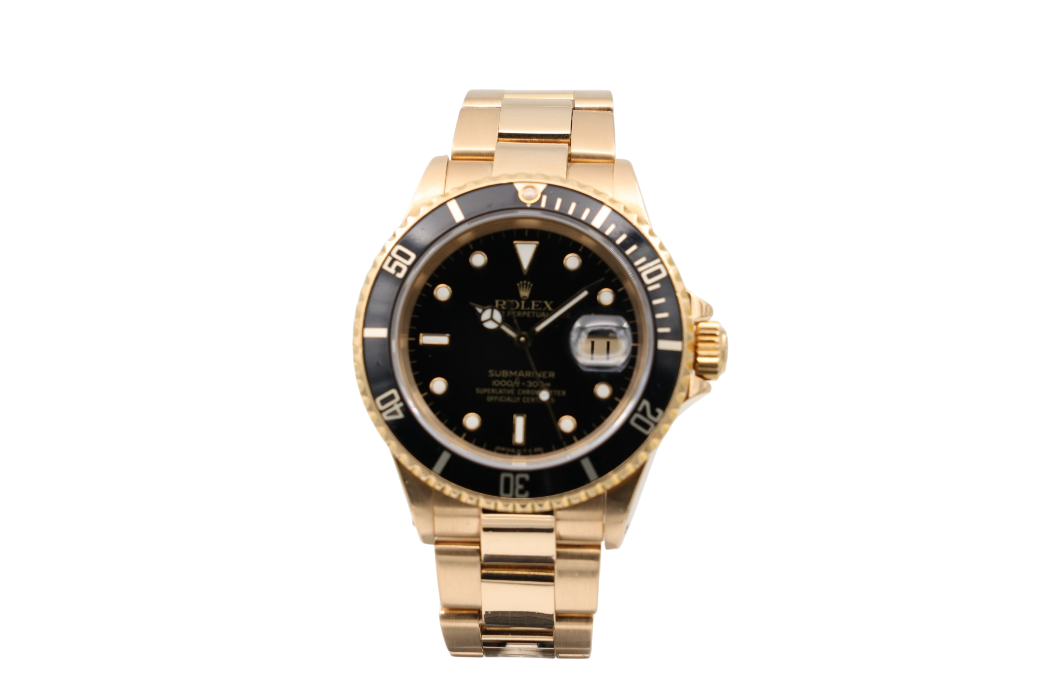 Rolex - Submariner – Yellow Gold – 16618 – 1989